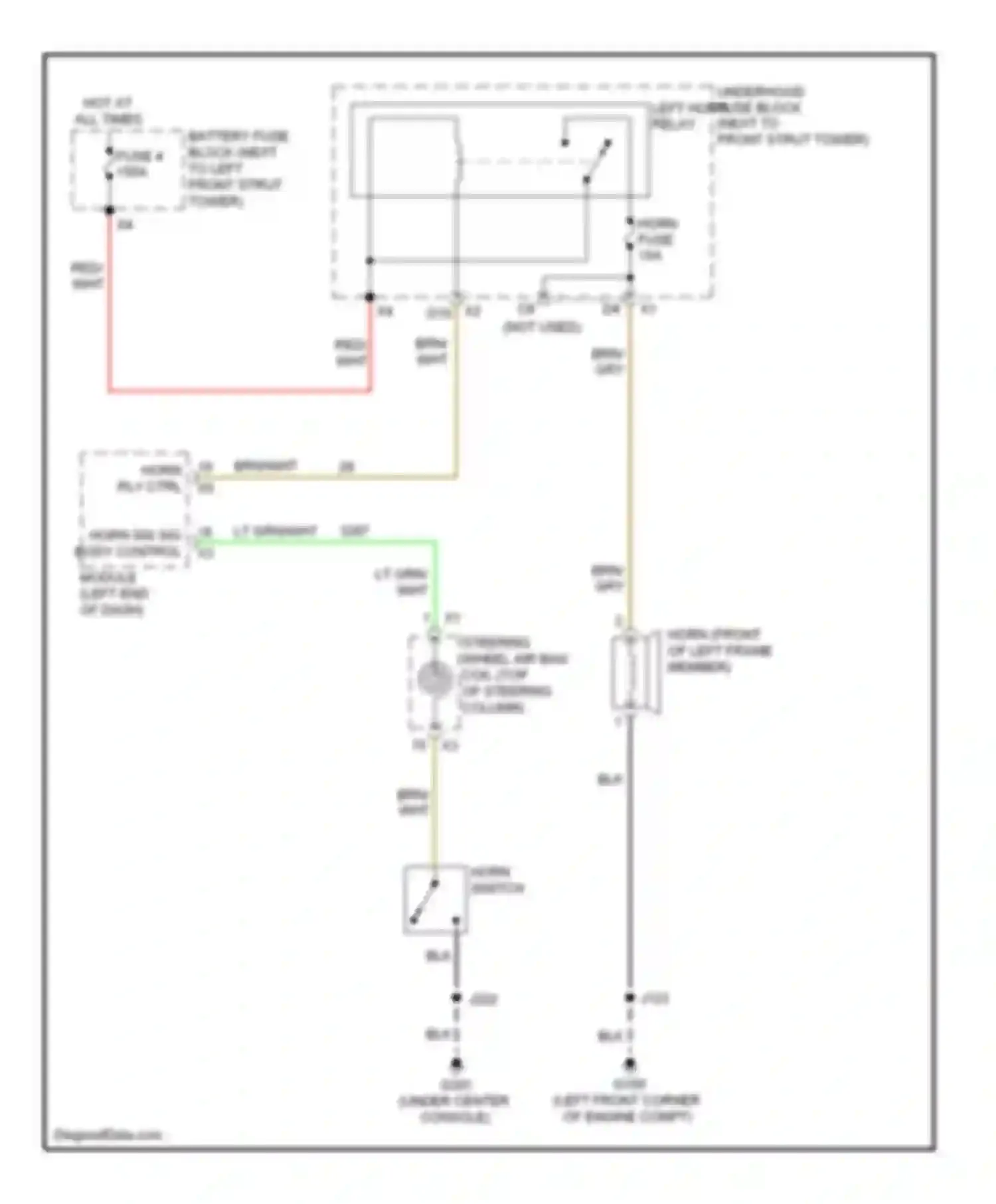 Wiring diagram blk for Chevrolet Sonic I (2011-2016) (48 of 80)