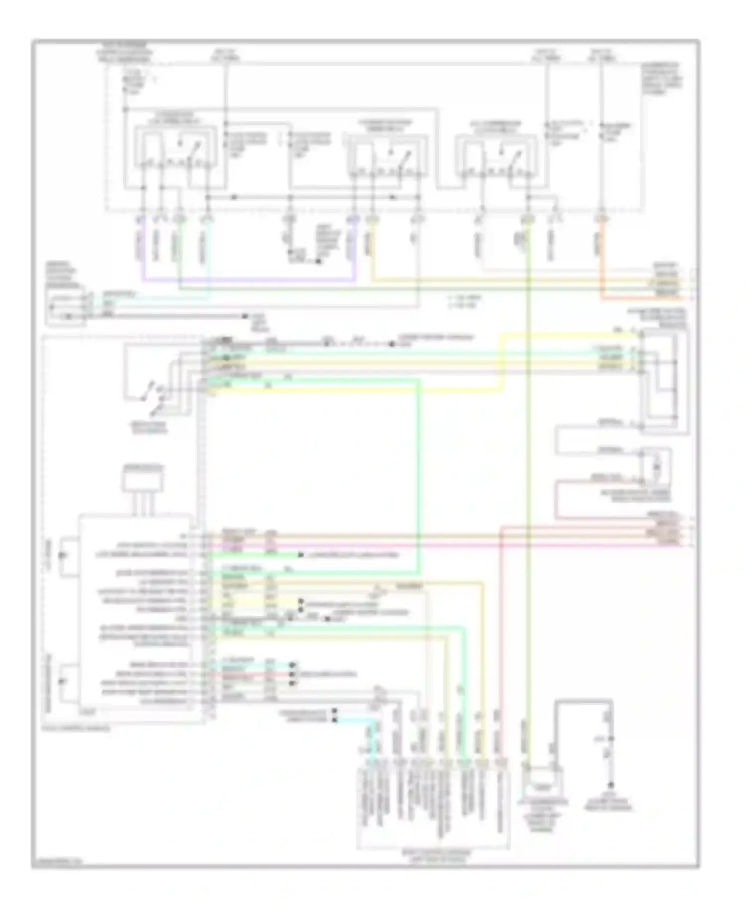 Wiring diagram defogger system for Chevrolet Sonic I (2011-2016) (2 of 5)