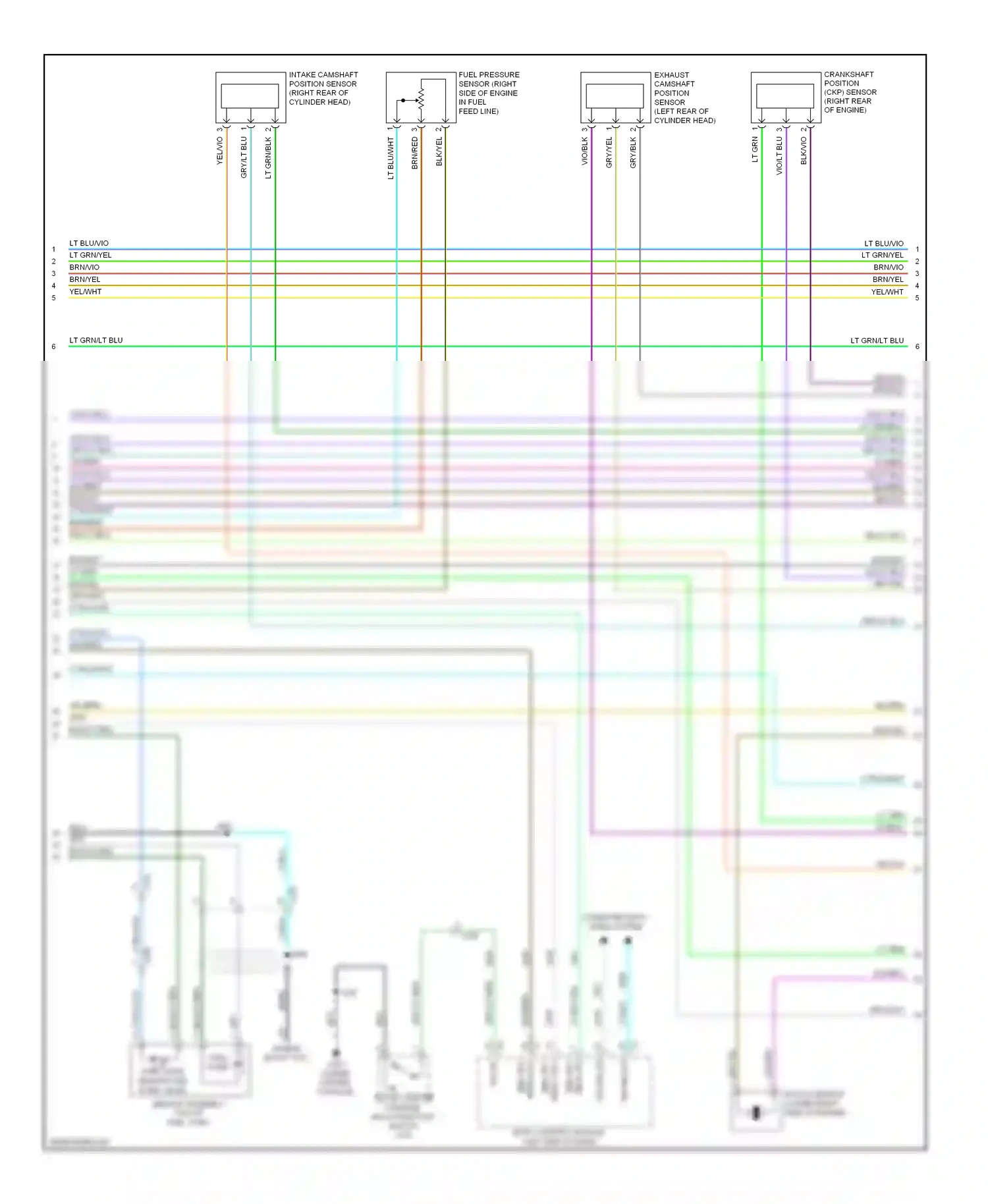 Chevrolet Sonic I (2011-2016) econo center console multi-function switch (a/t) wiring diagram  (1 of 2)