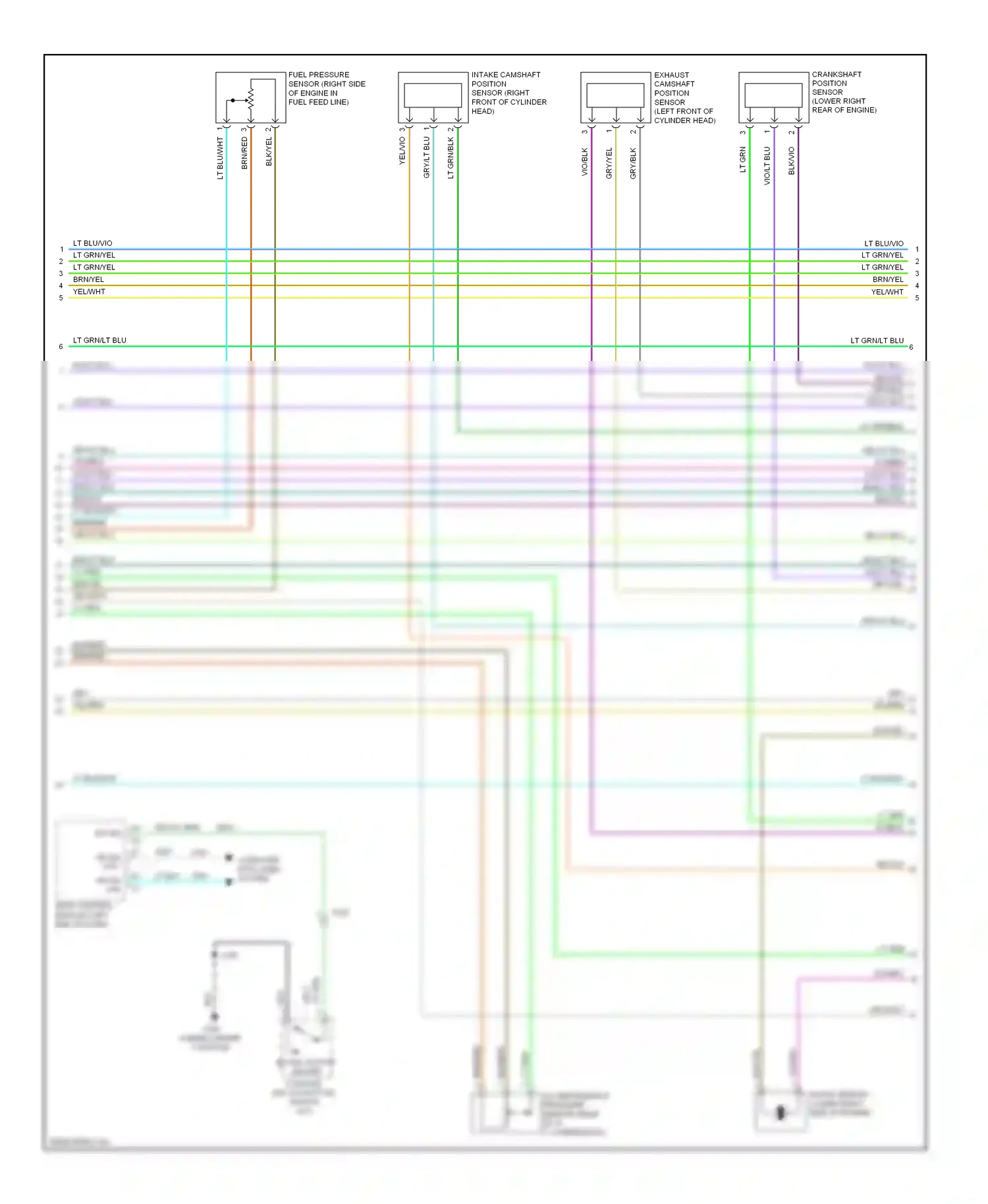 Chevrolet Sonic I (2011-2016) econo switch center console multi-function switch (a/t) wiring diagram  (1 of 1)