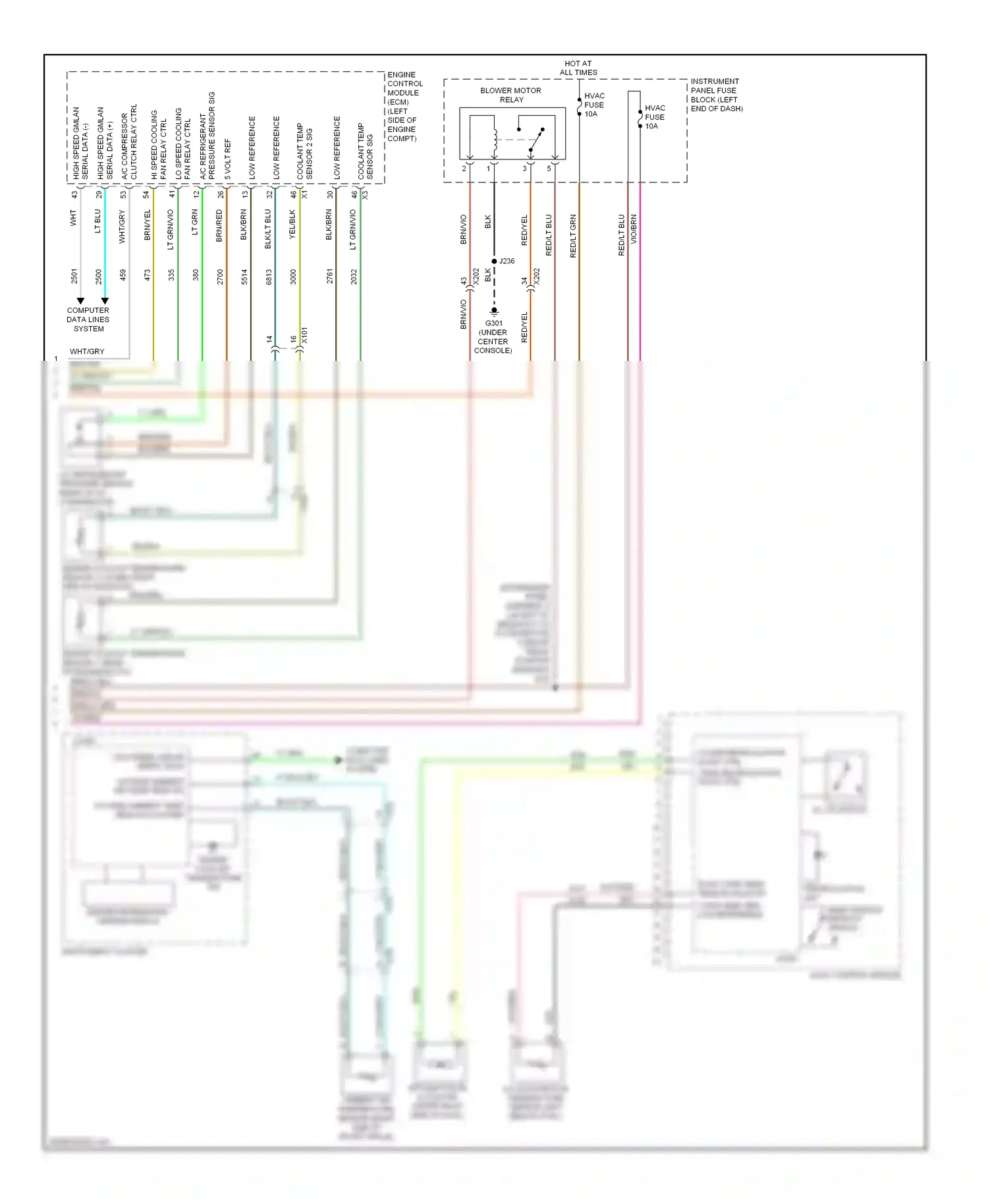 Chevrolet Sonic I (2011-2016) engine control module (ecm) (left side of engine compt) wiring diagram  (2 of 19)
