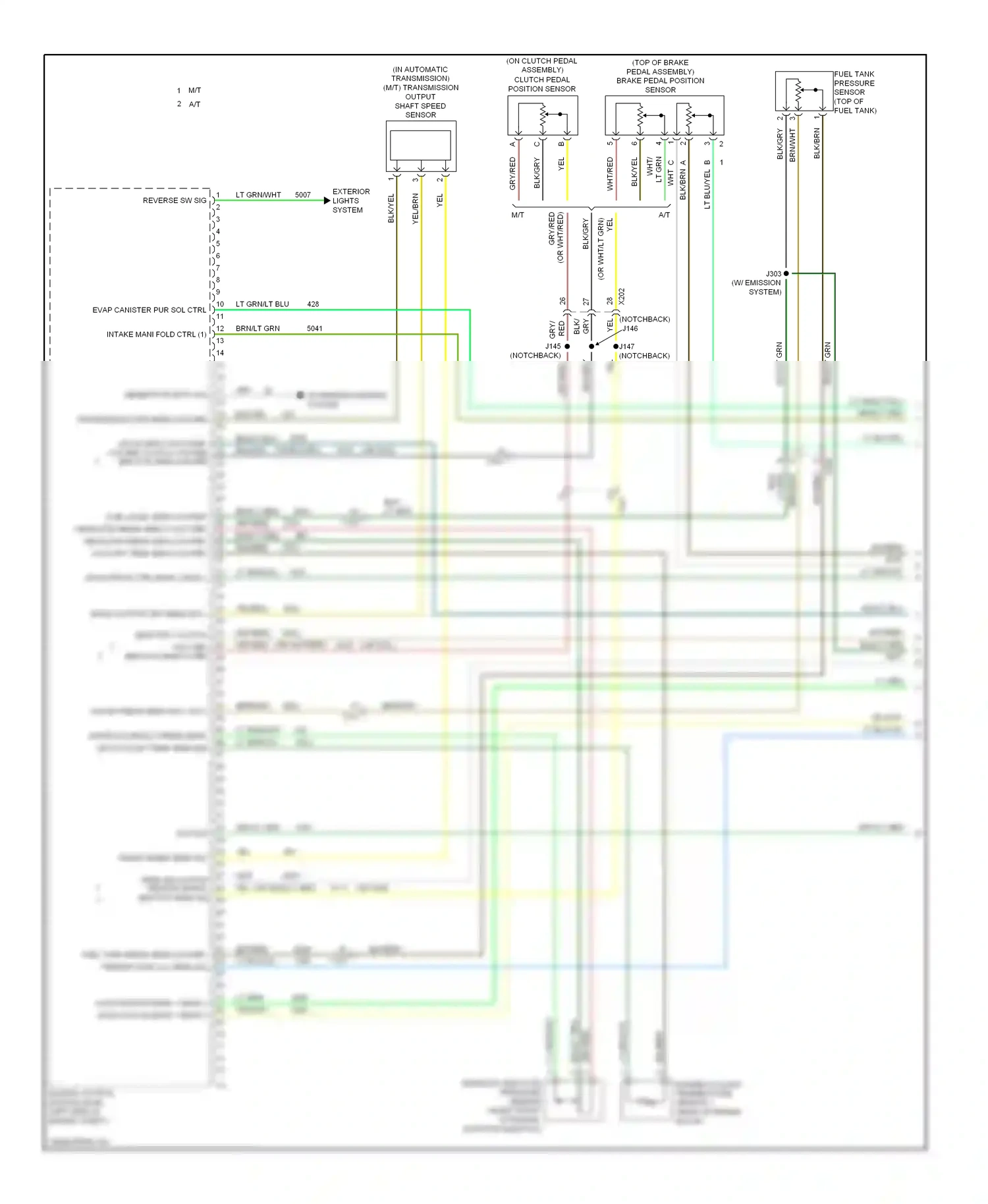 Chevrolet Sonic I (2011-2016) engine control module (ecm) (left side of engine compt) wiring diagram  (9 of 19)