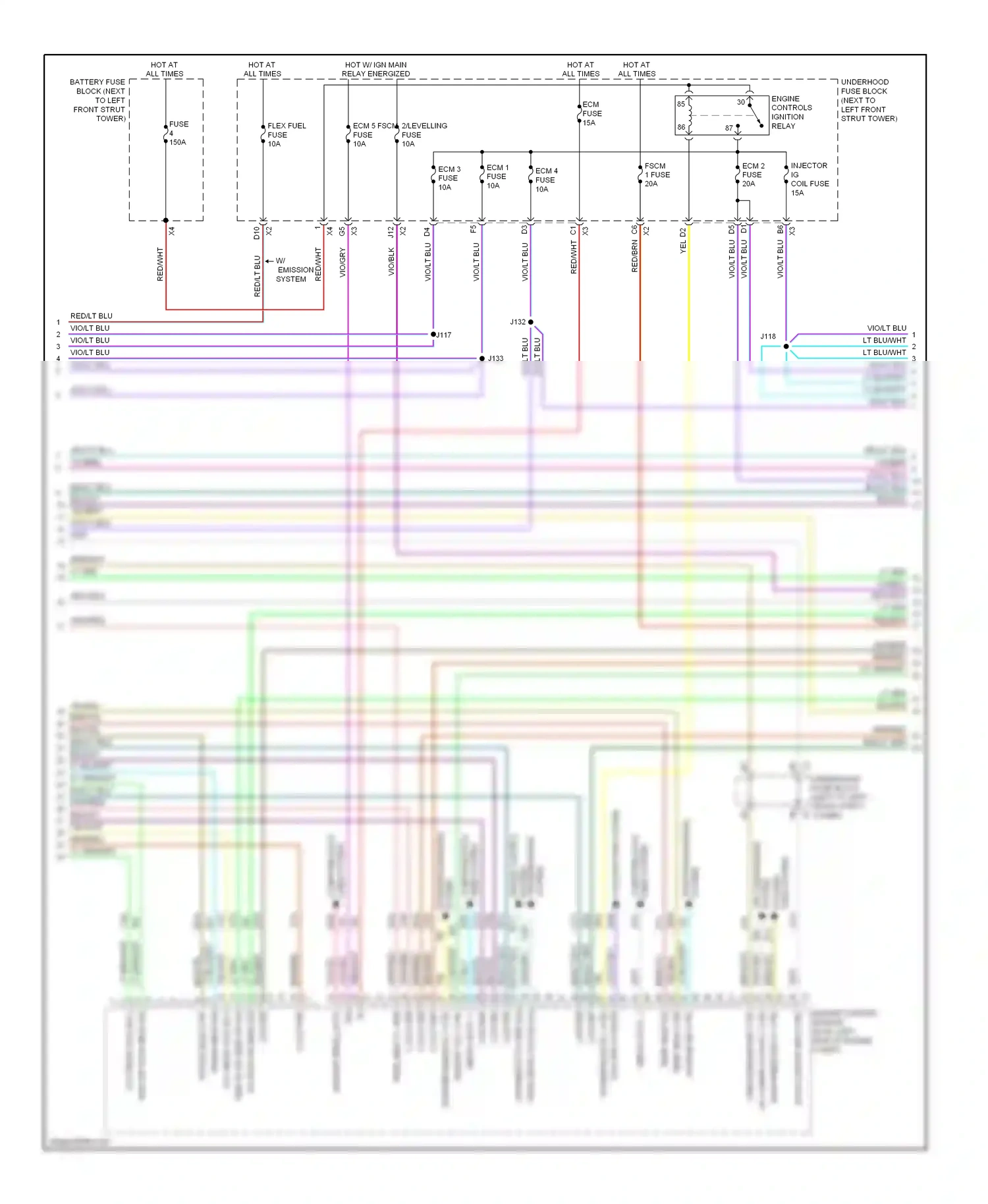 Chevrolet Sonic I (2011-2016) engine control module (ecm) (left side of engine compt) wiring diagram  (8 of 19)