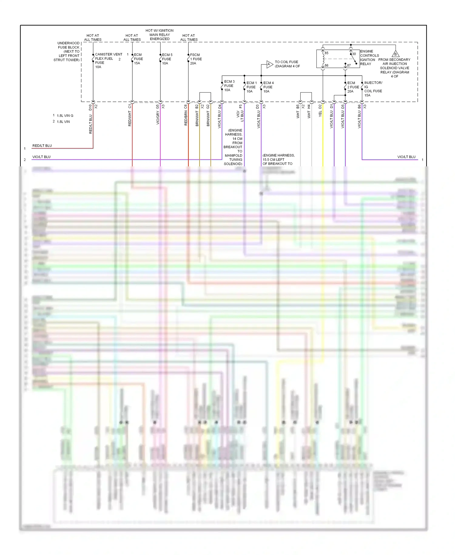 Chevrolet Sonic I (2011-2016) engine control module (ecm) (left side of engine compt) wiring diagram  (10 of 19)