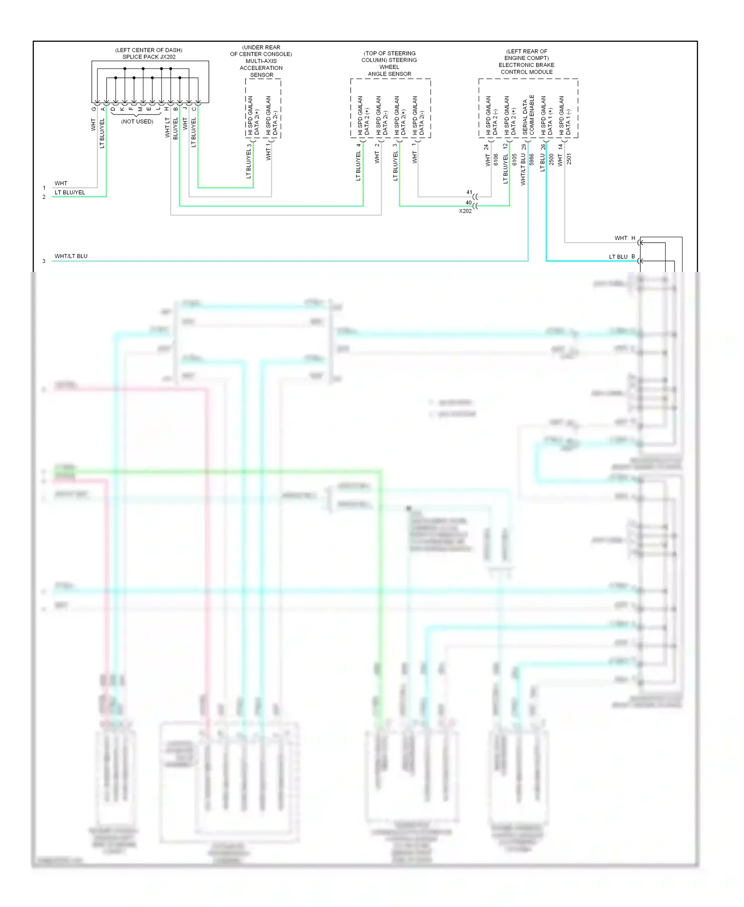 Chevrolet Sonic I (2011-2016) engine control module (left side of engine compt) wiring diagram  (2 of 5)