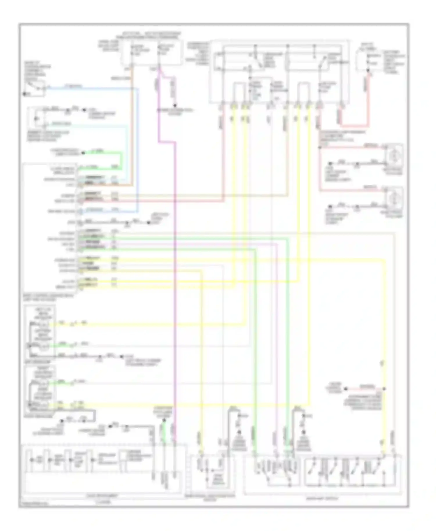 Wiring diagram logic instrument cluster for Chevrolet Sonic I (2011-2016) (1 of 2)