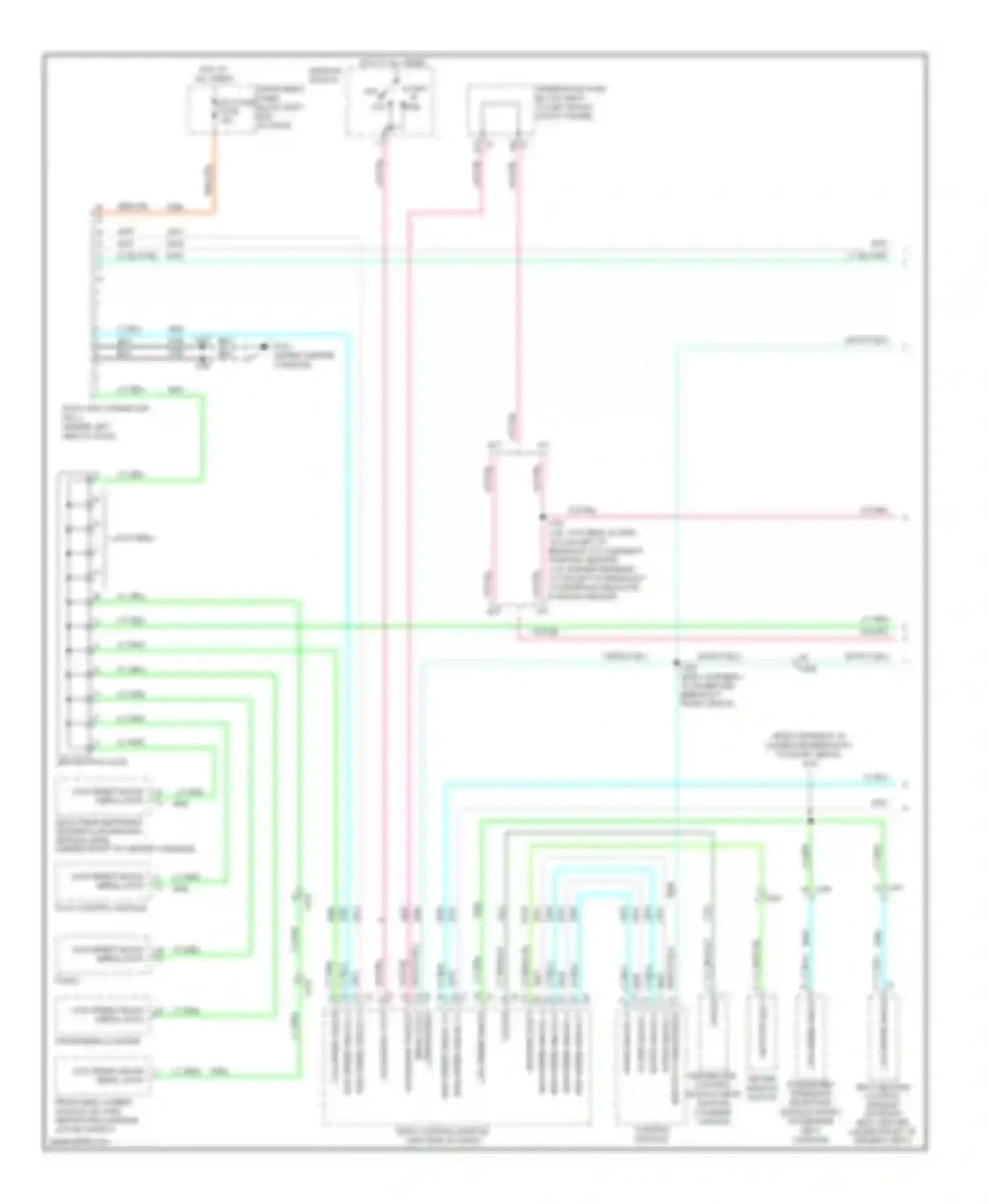 Wiring diagram low speed gmlan serial data for Chevrolet Sonic I (2011-2016) (4 of 5)