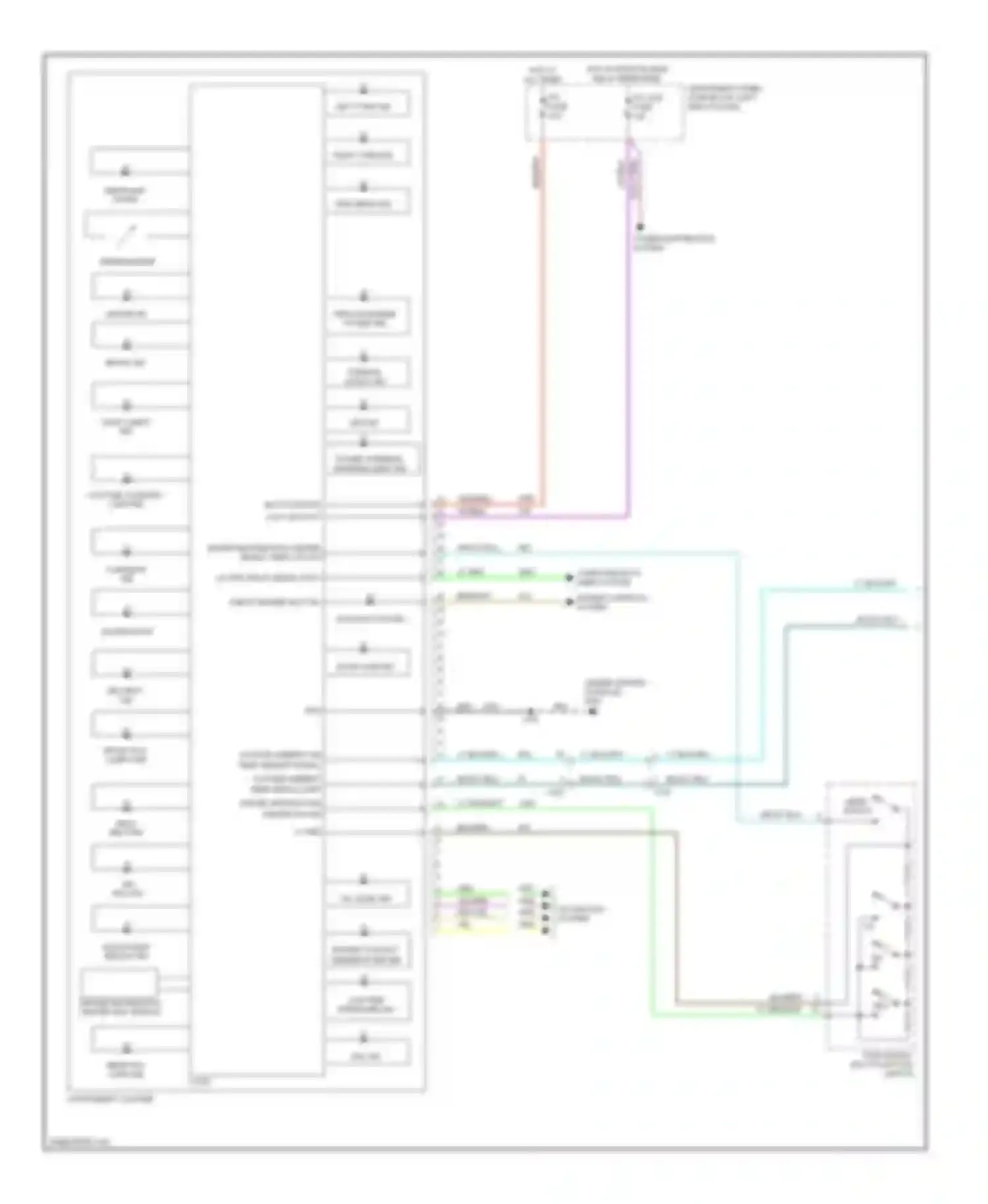 Wiring diagram power steering warning light ind for Chevrolet Sonic I (2011-2016) (2 of 2)