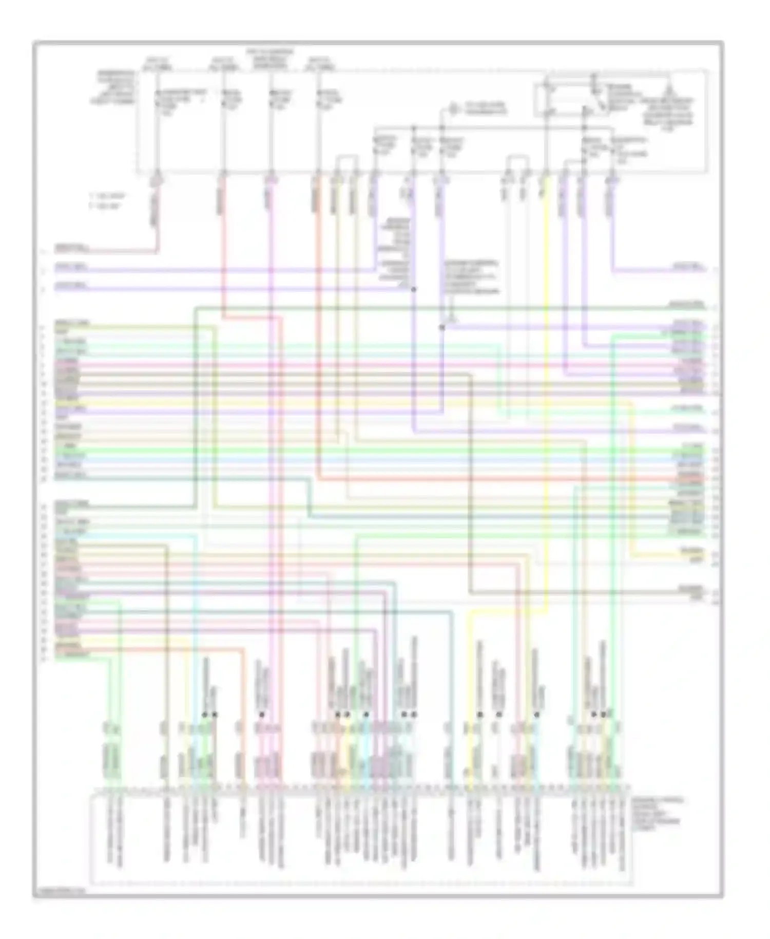 Wiring diagram wakeup serial data for Chevrolet Sonic I (2011-2016) (2 of 3)