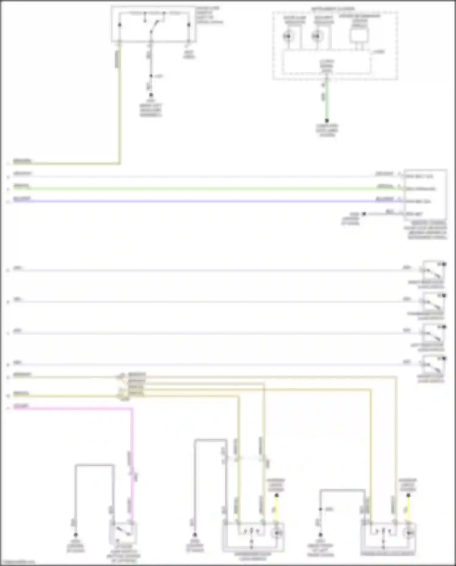 Spark Chevrolet M300 facelift (2016-2024): Forced entry circuit (2 of 2)