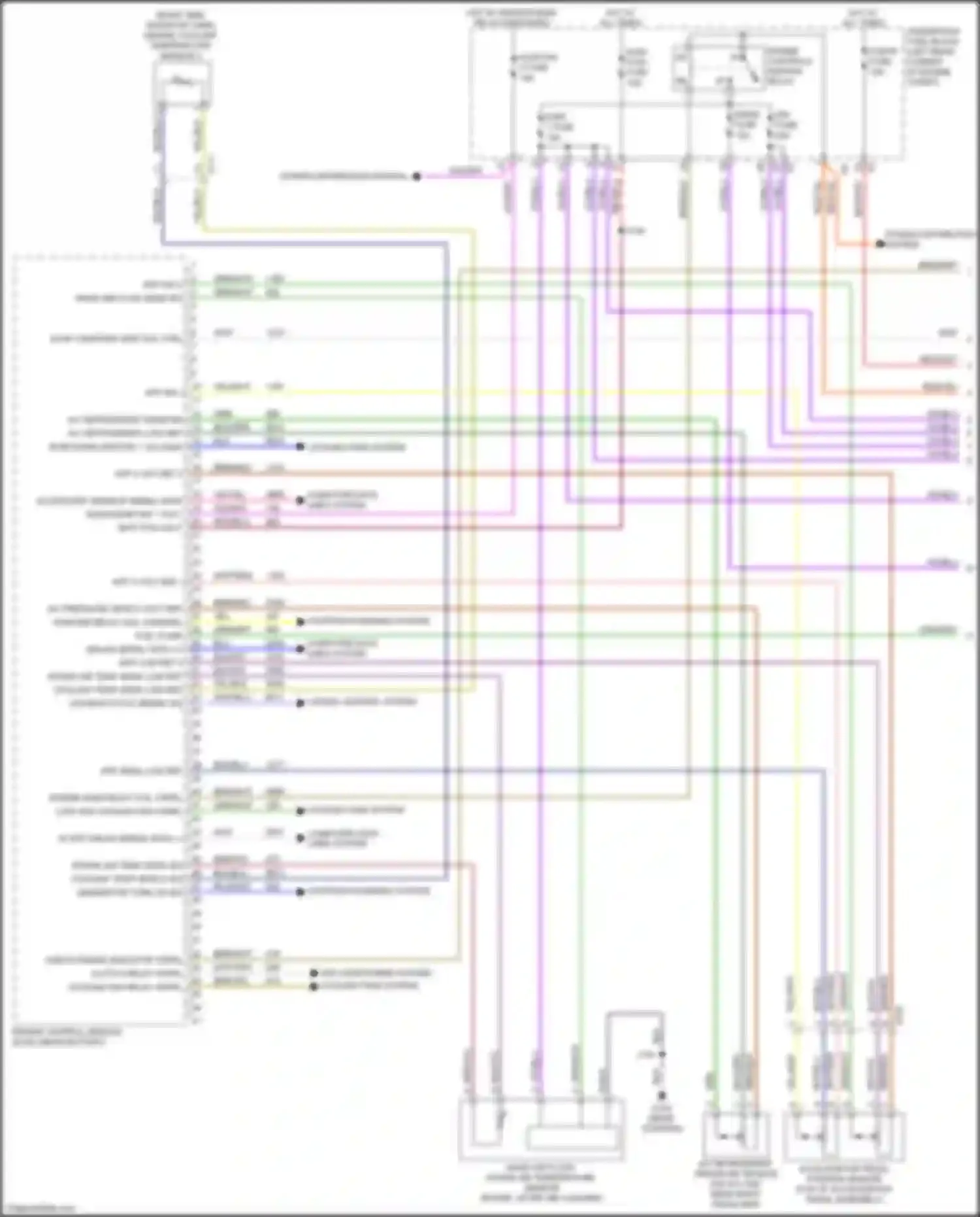 Spark Chevrolet M300 facelift (2016-2024): Wiring diagram engine performance 1.2l vin 9, cvt (1 of 5)
