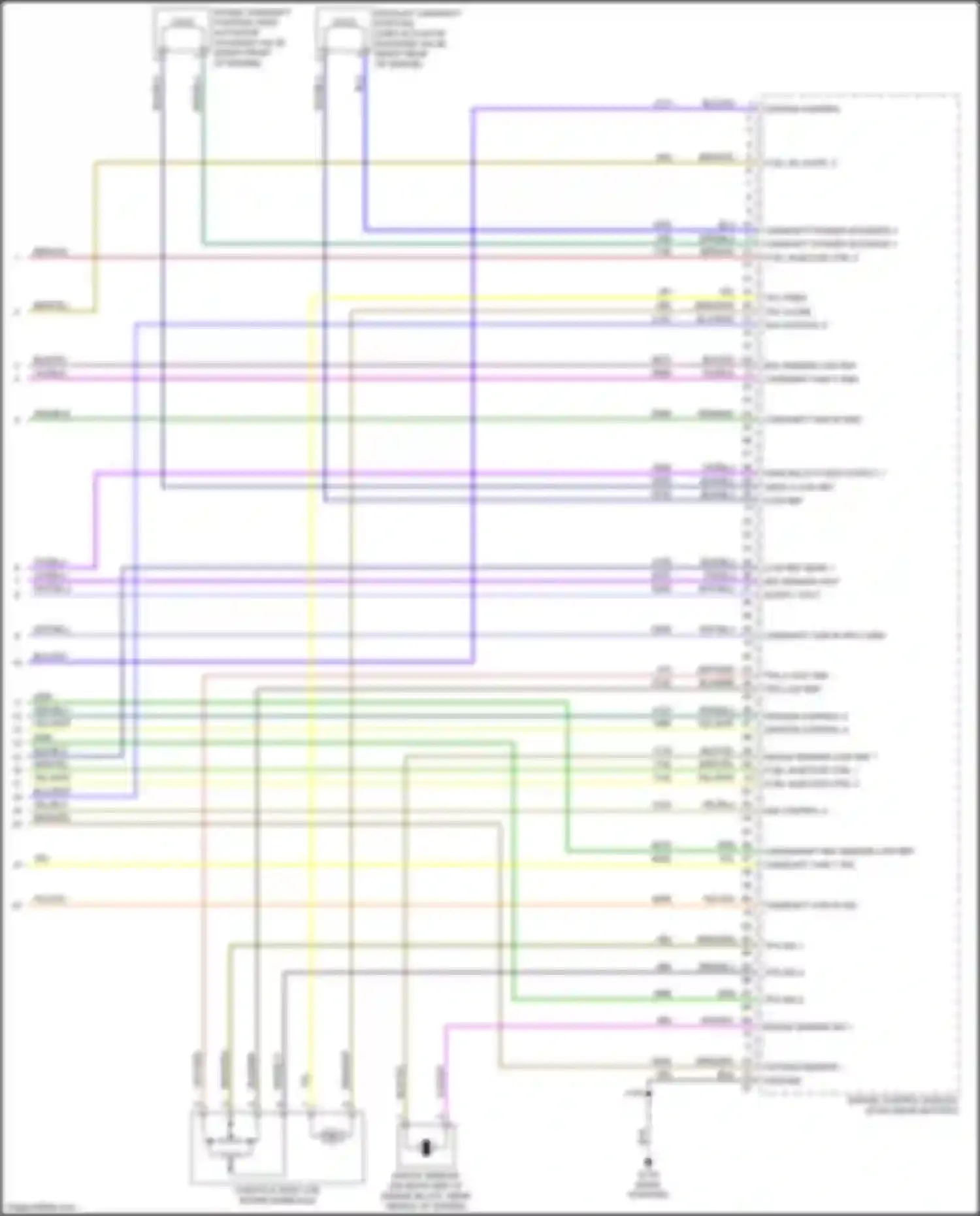 Spark Chevrolet M300 facelift (2016-2024): Wiring diagram engine performance 1.2l vin 9, cvt (5 of 5)