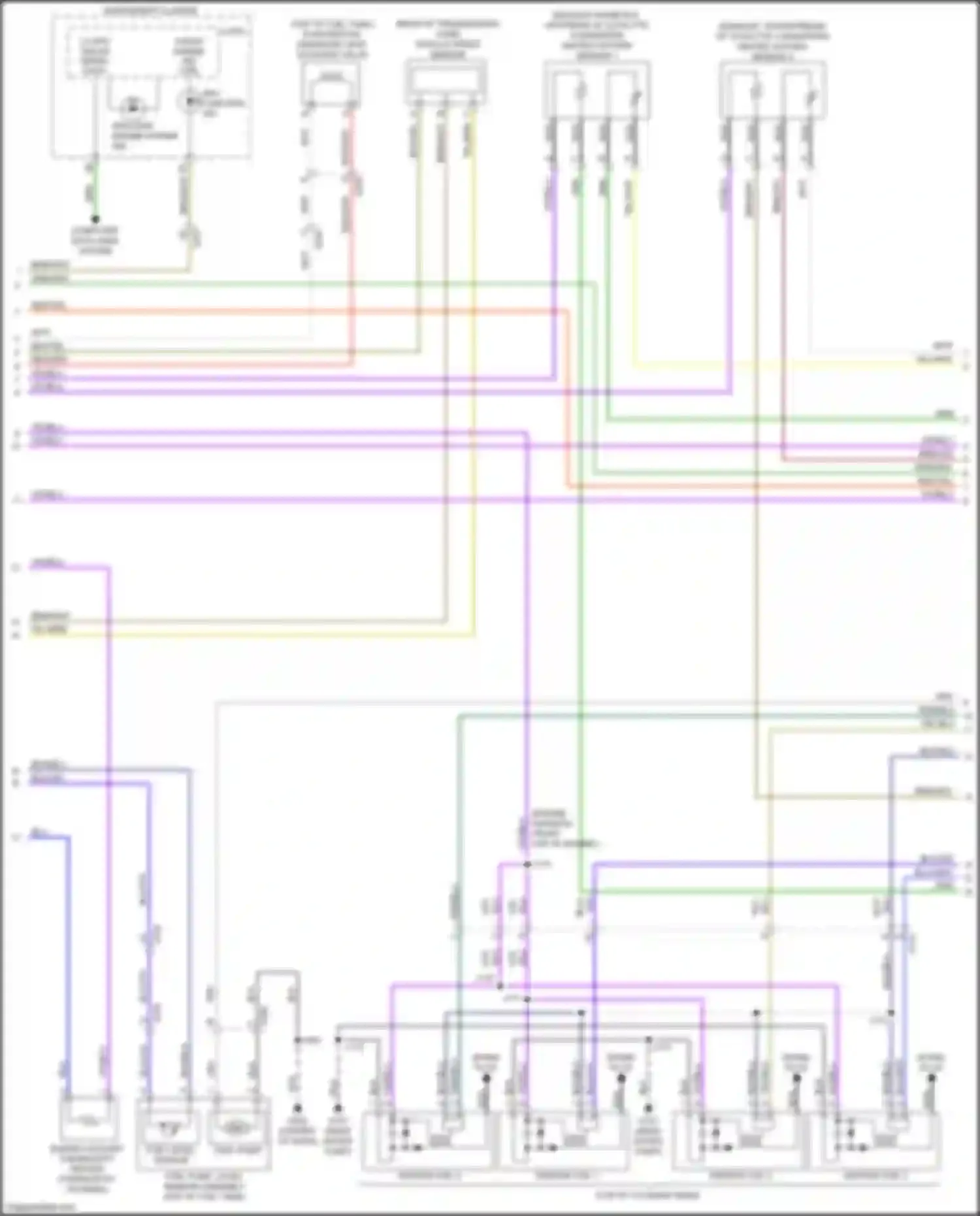 Spark Chevrolet M300 facelift (2016-2024): Wiring diagram engine performance 1.2l vin 9, m/t (2 of 4)
