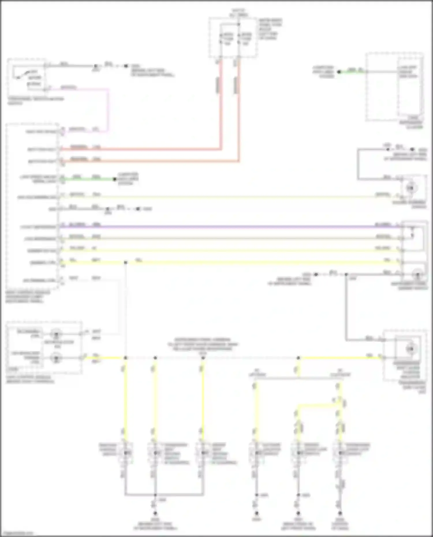 Spark Chevrolet M300 facelift (2016-2024): Instrument illumination circuit
