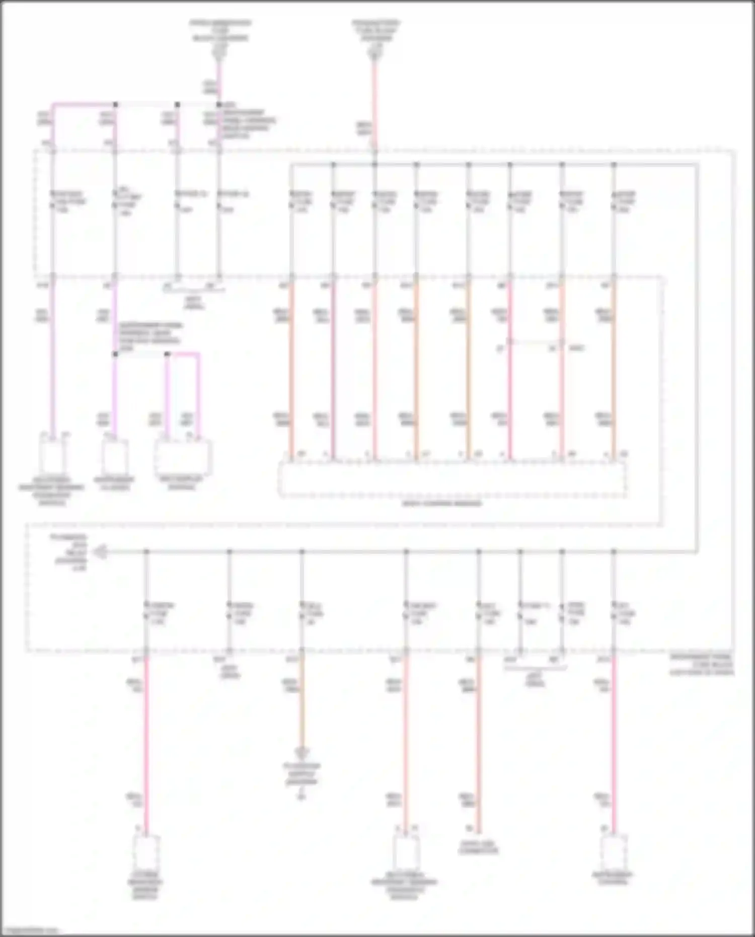 Spark Chevrolet M300 facelift (2016-2024): Power distribution circuit (5 of 5)