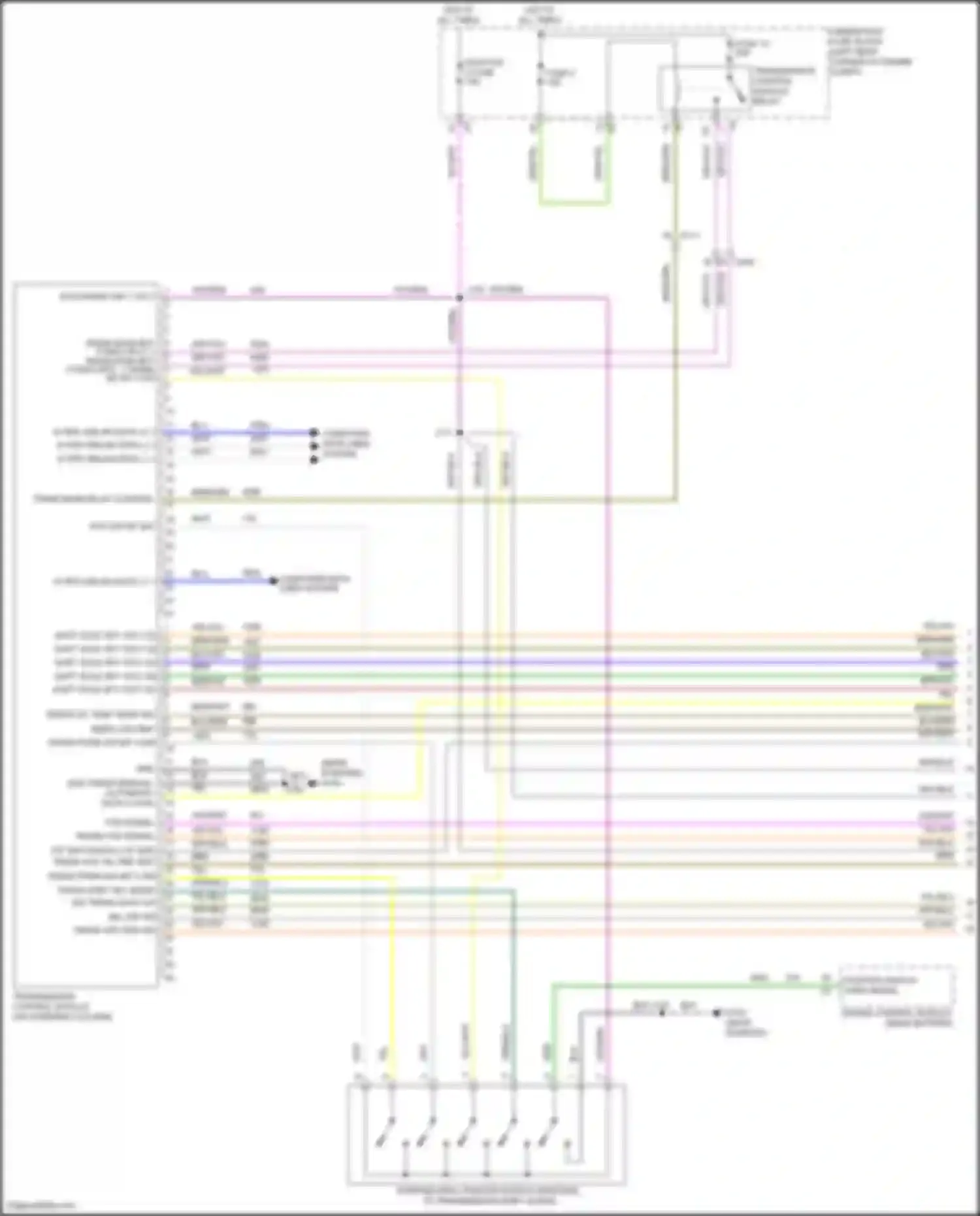 Spark Chevrolet M300 facelift (2016-2024): Transmission circuit (1 of 2)