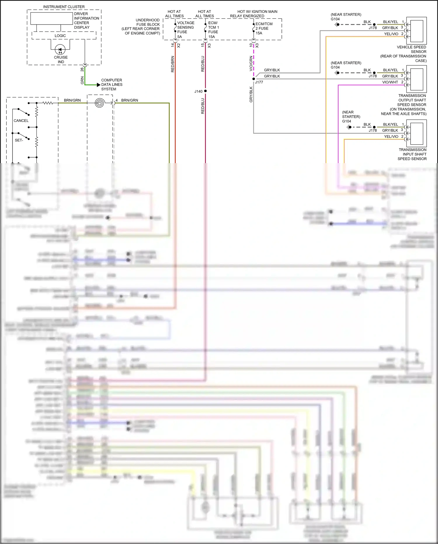 Chevrolet Spark M300 facelift (2016-2024) engine control module (ecm) wiring diagram  (4 of 9)