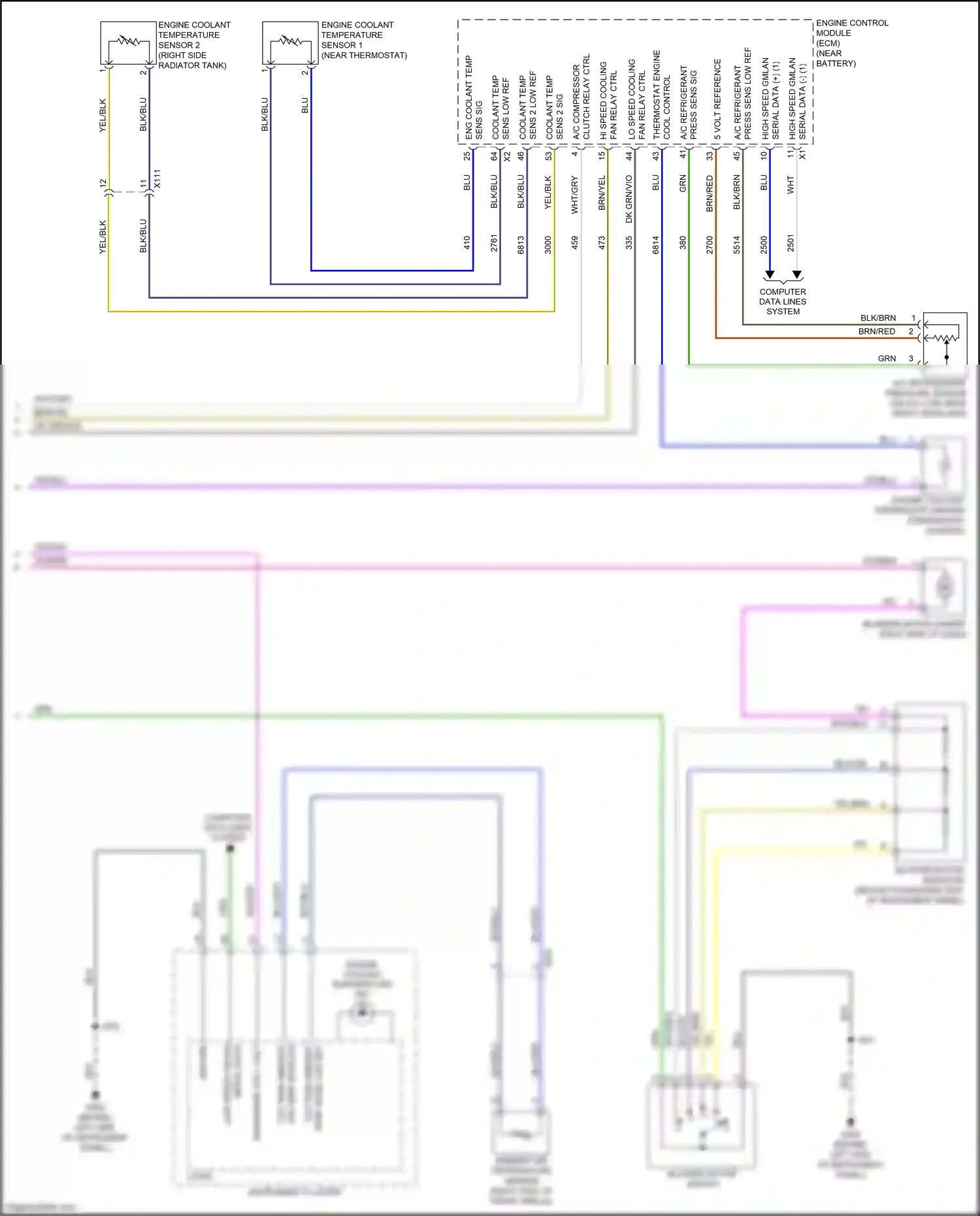 Chevrolet Spark M300 facelift (2016-2024) engine control module (ecm) wiring diagram  (8 of 9)