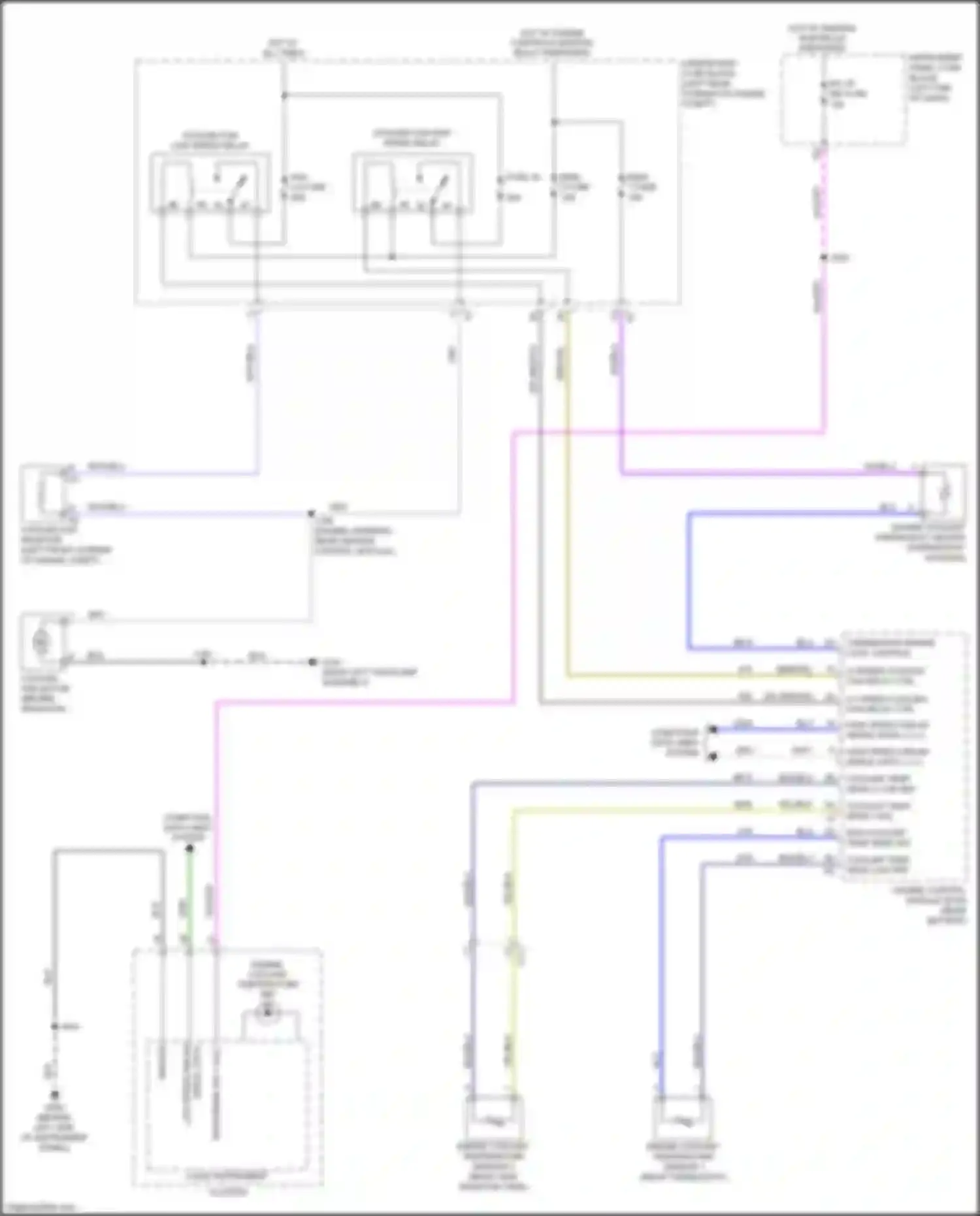 Wiring diagram engine coolant temperature sensor 2 for Chevrolet Spark M300 facelift (2016-2024) (1 of 4)