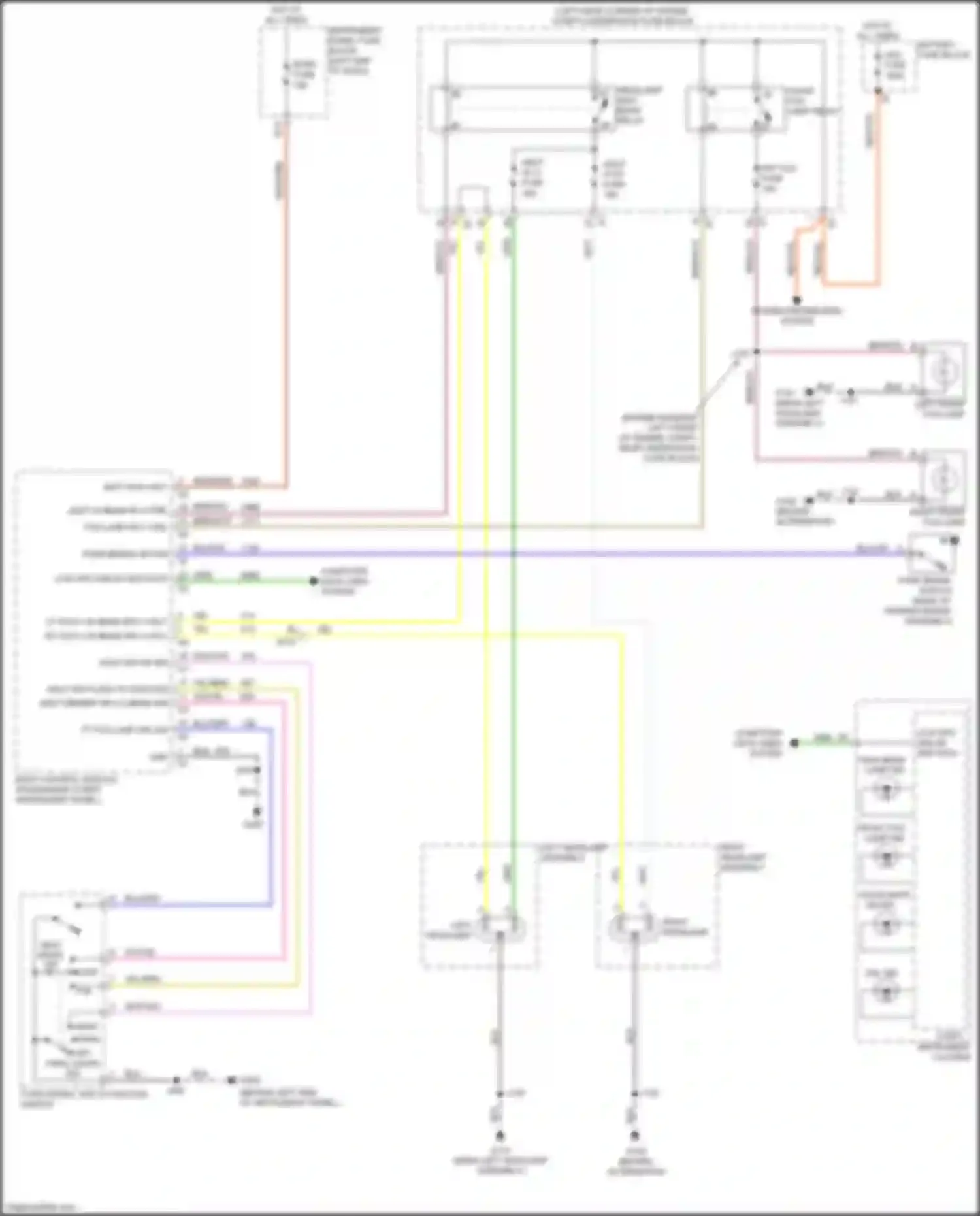 Wiring diagram hdlp hi beam rly ctrl for Chevrolet Spark M300 facelift (2016-2024) (2 of 3)