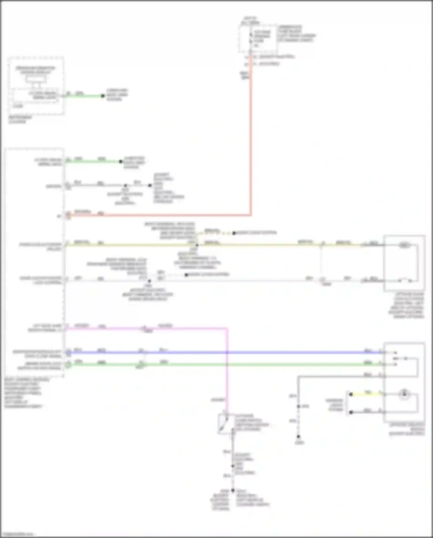 Wiring diagram hot at all times for Chevrolet Spark M300 facelift (2016-2024) (15 of 35)