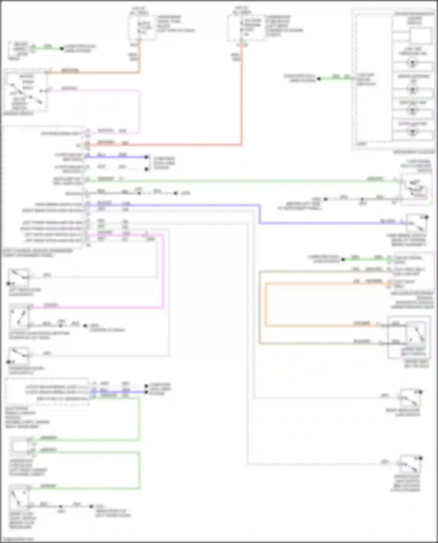 Wiring diagram left front door ajar sw sig for Chevrolet Spark M300 facelift (2016-2024) (3 of 3)