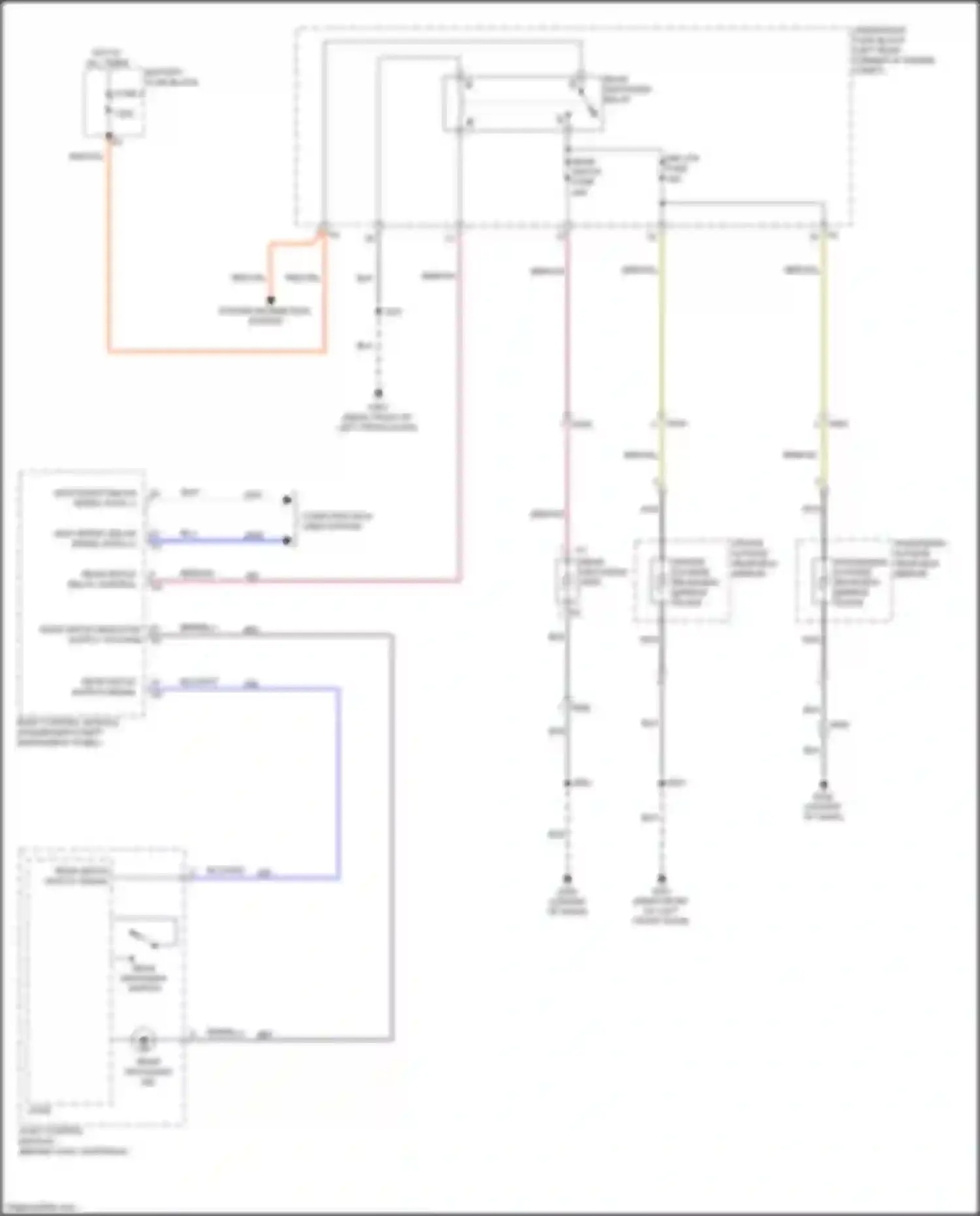 Wiring diagram rear defogger relay for Chevrolet Spark M300 facelift (2016-2024) (1 of 3)
