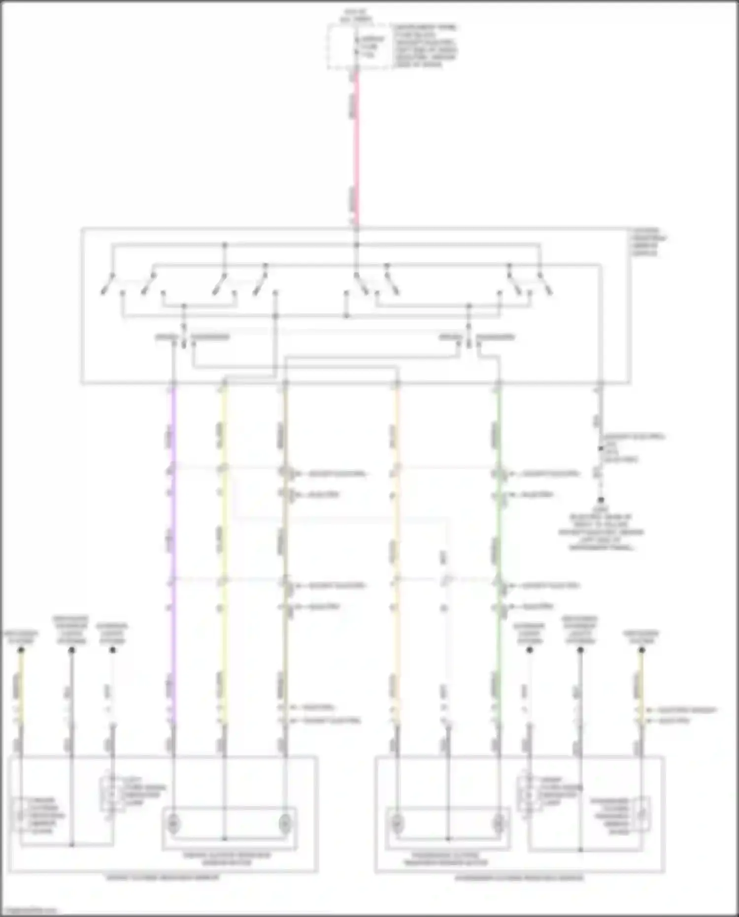 Wiring diagram red/vio for Chevrolet Spark M300 facelift (2016-2024) (5 of 6)