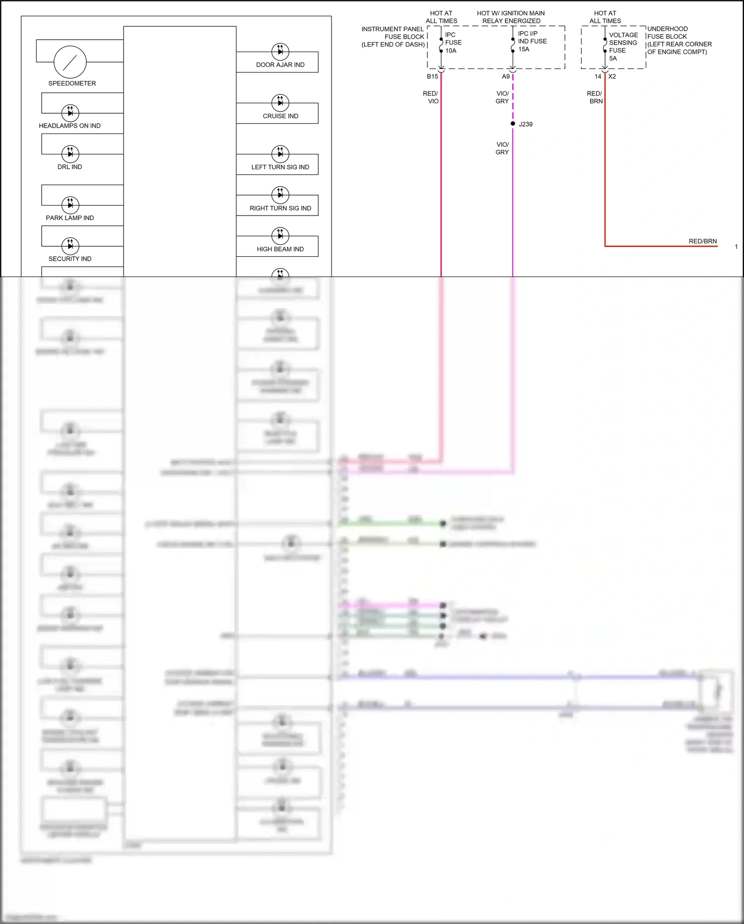 Chevrolet Spark M300 facelift (2016-2024) security ind wiring diagram  (1 of 2)
