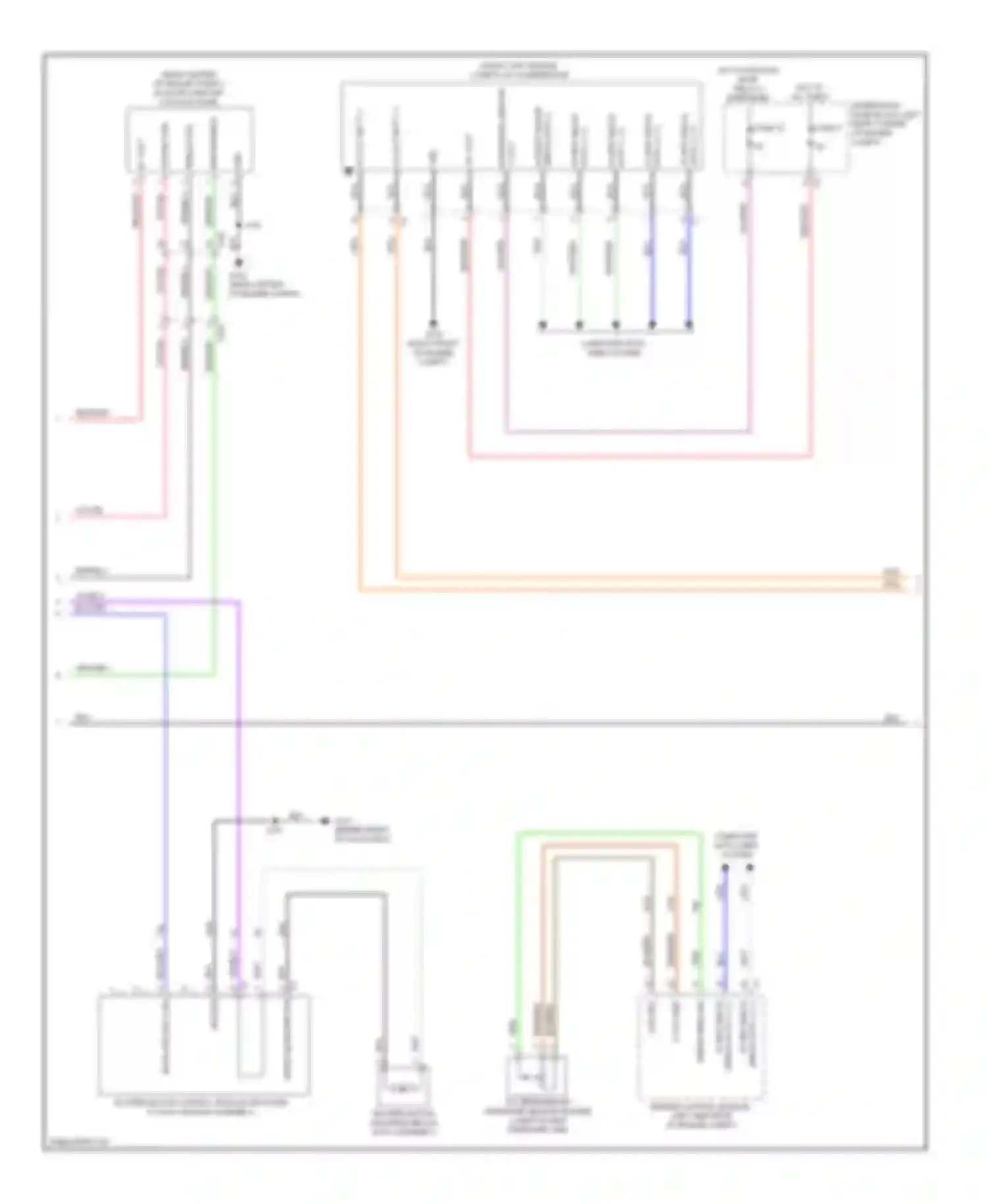 Spark Chevrolet M300 (2009-2016): Automatic a/c circuit (2 of 4)