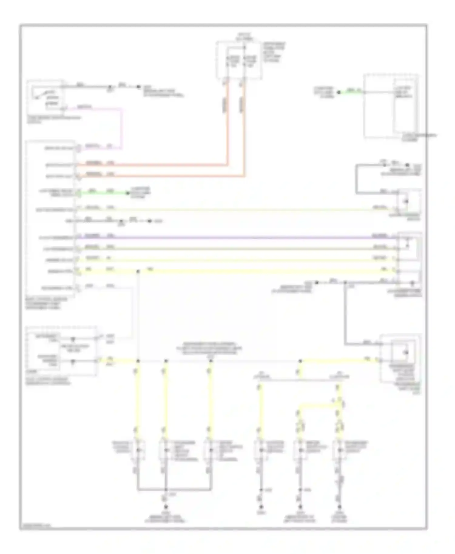 Spark Chevrolet M300 (2009-2016): Instrument illumination circuit