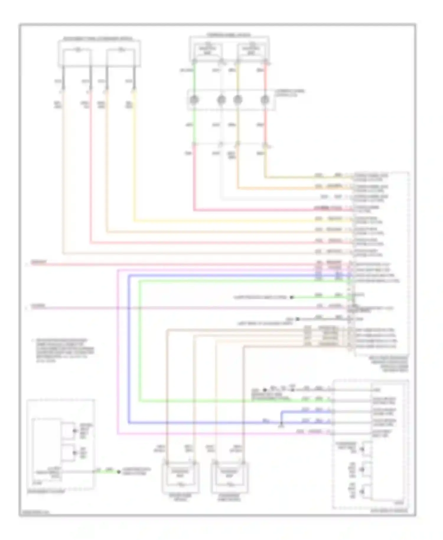 Spark Chevrolet M300 (2009-2016): Supplemental restraints circuit (3 of 3)