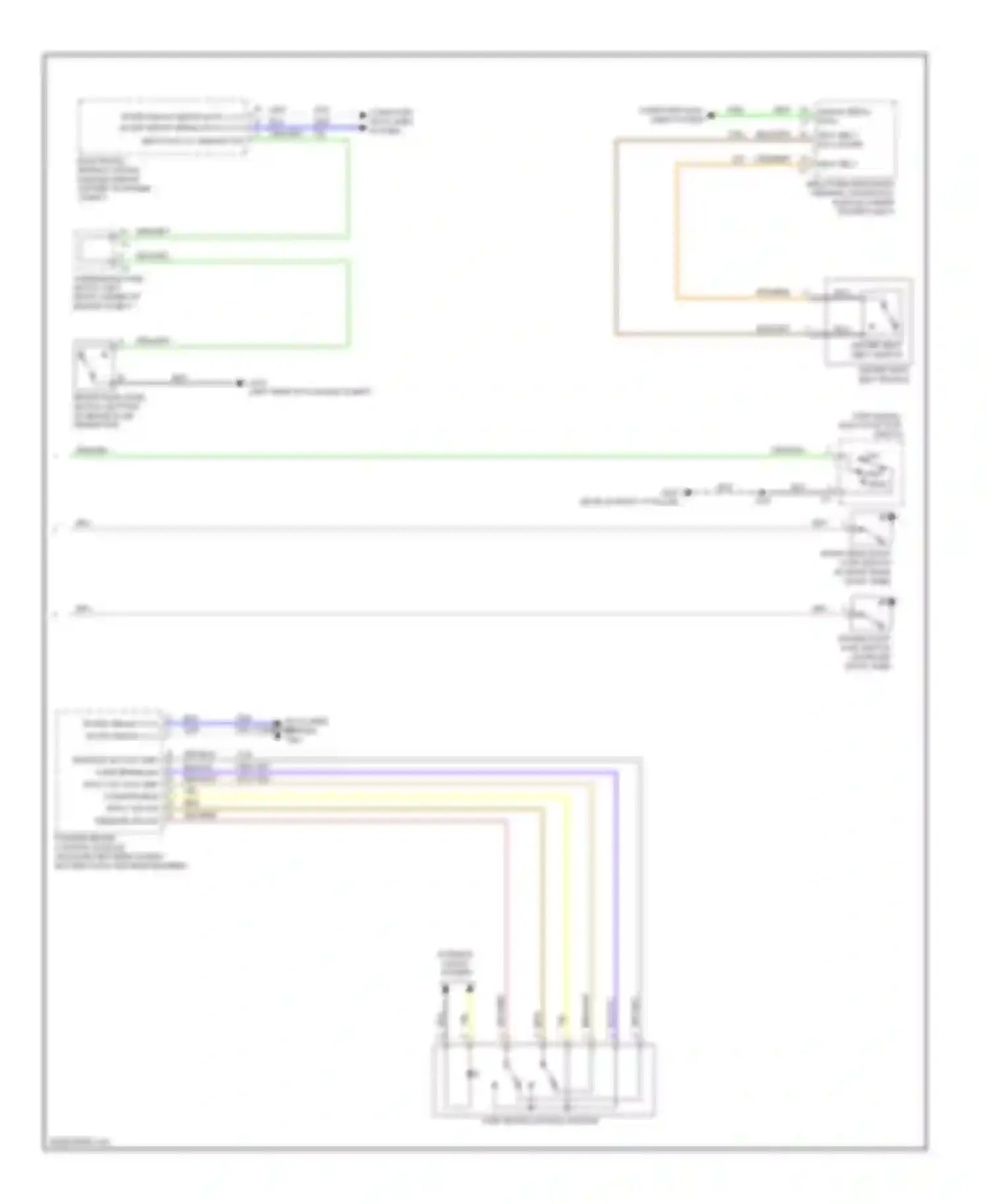 Spark Chevrolet M300 (2009-2016): Warning systems circuit (2 of 2)