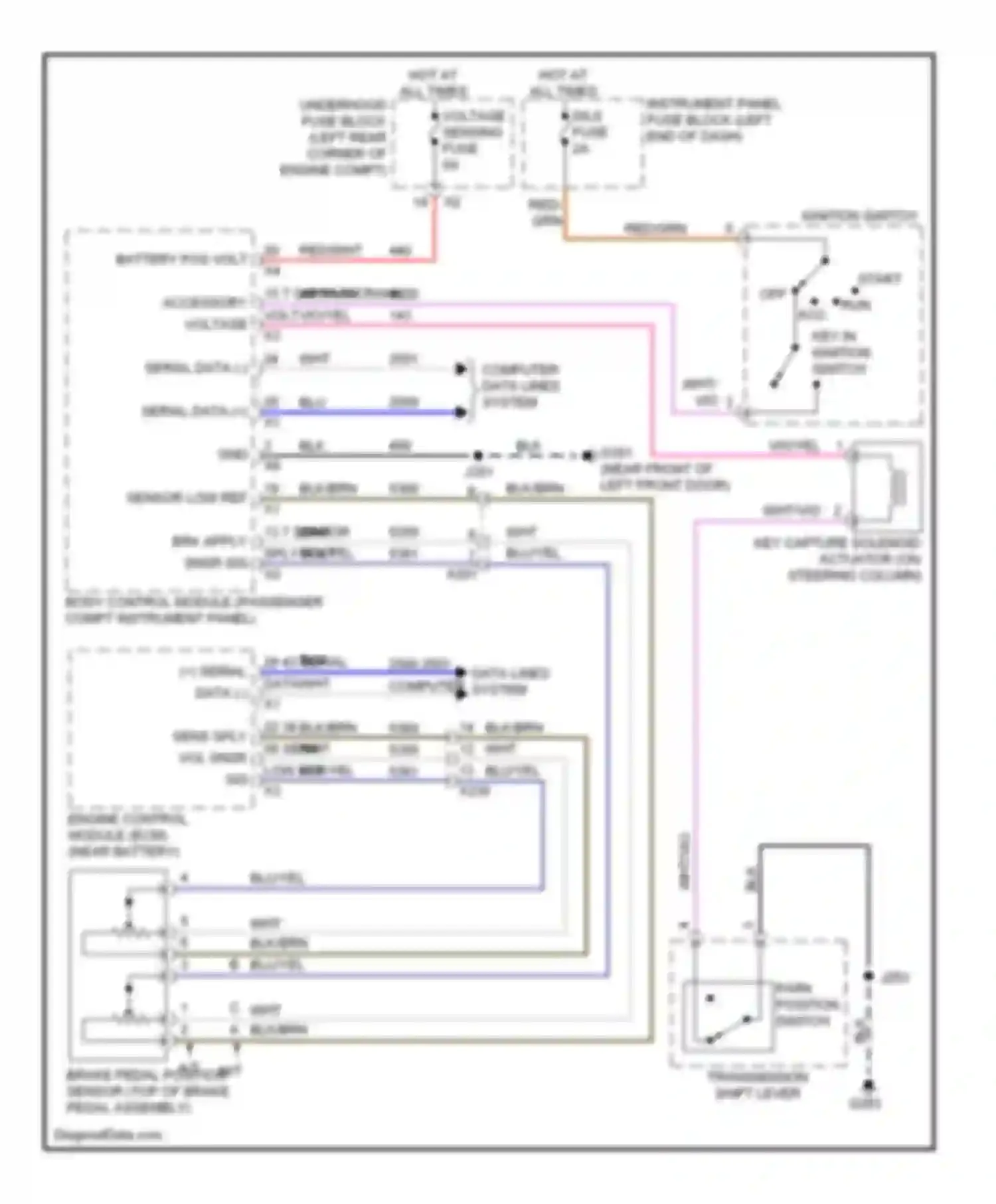 Wiring diagram 13 7 sensor sply volt brk apply snsr sig for Chevrolet Spark M300 (2009-2016) (1 of 1)