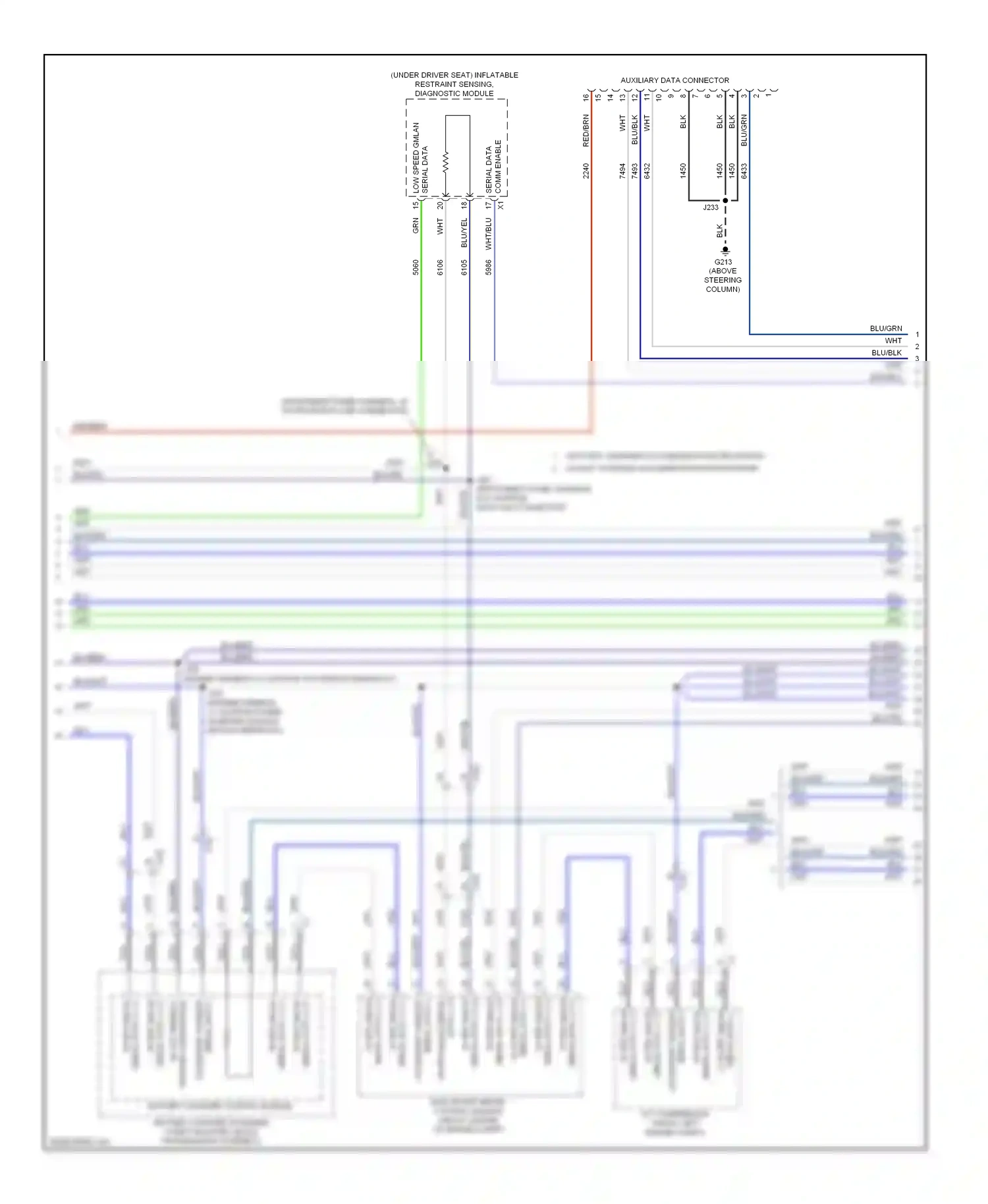 Chevrolet Spark M300 (2009-2016) a/c compressor (front left engine compt) wiring diagram  (1 of 2)