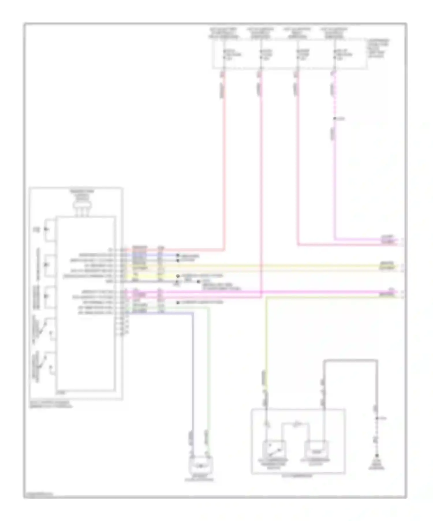 Wiring diagram a/c compressor temperature switch for Chevrolet Spark M300 (2009-2016) (1 of 1)