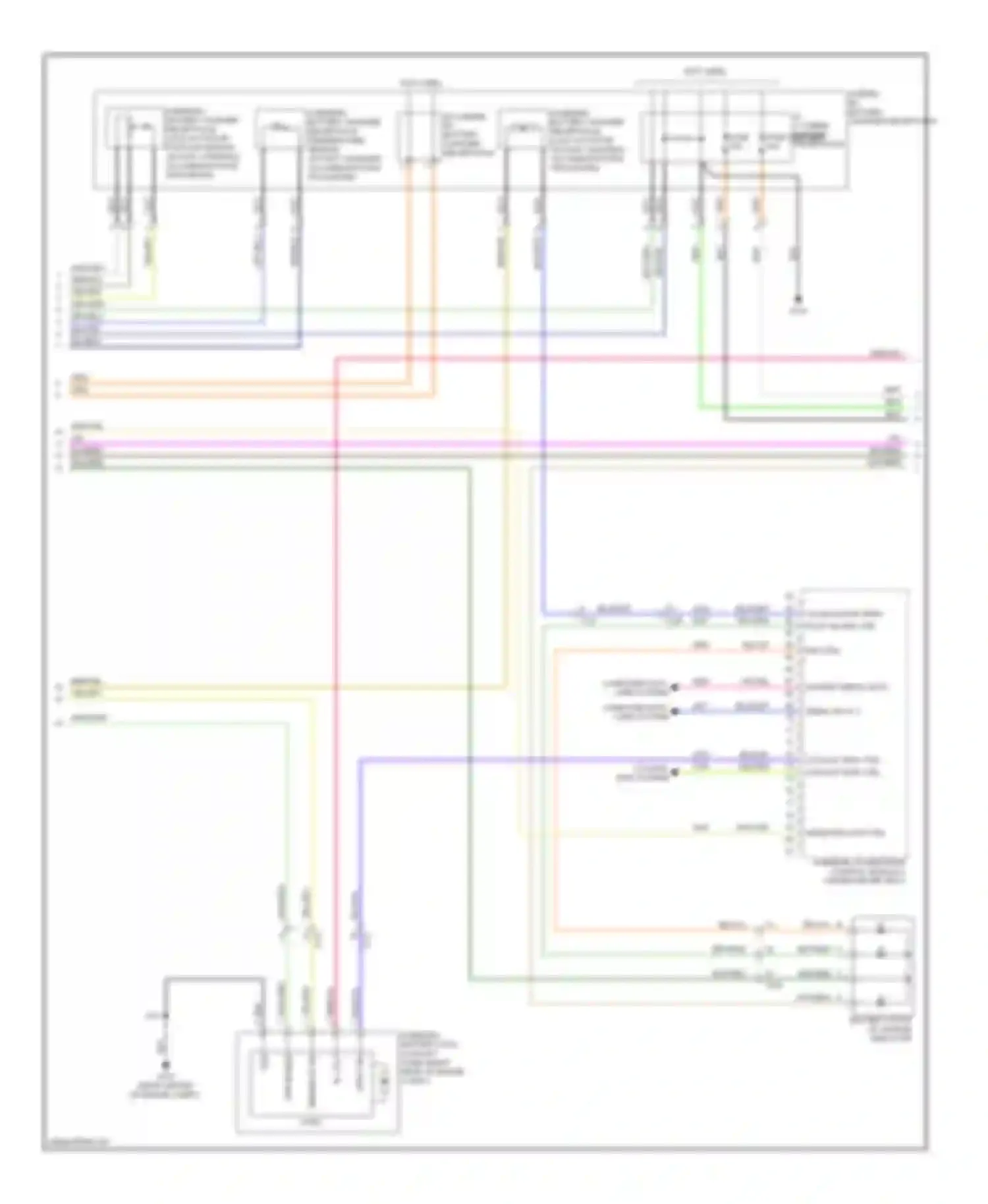 Wiring diagram a/c hybrid/ev battery for Chevrolet Spark M300 (2009-2016) (1 of 1)