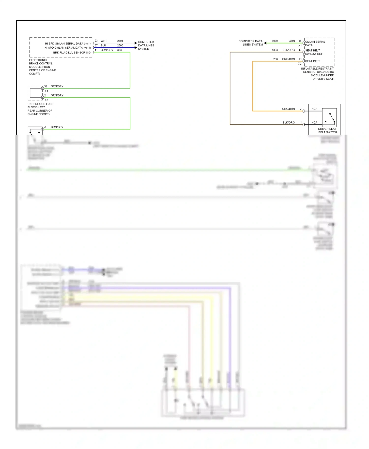 Wiring diagram brn for Chevrolet Spark M300 (2009-2016) (25 of 26)