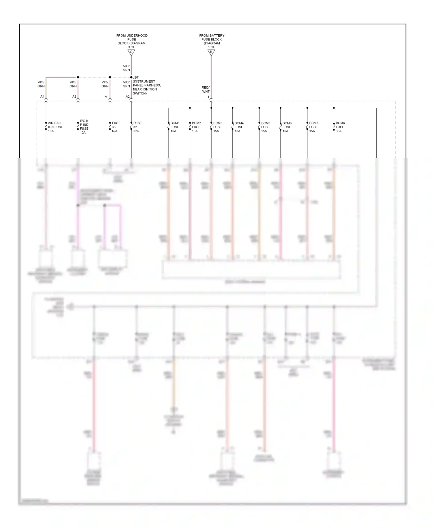 Wiring diagram brn for Chevrolet Spark M300 (2009-2016) (13 of 26)