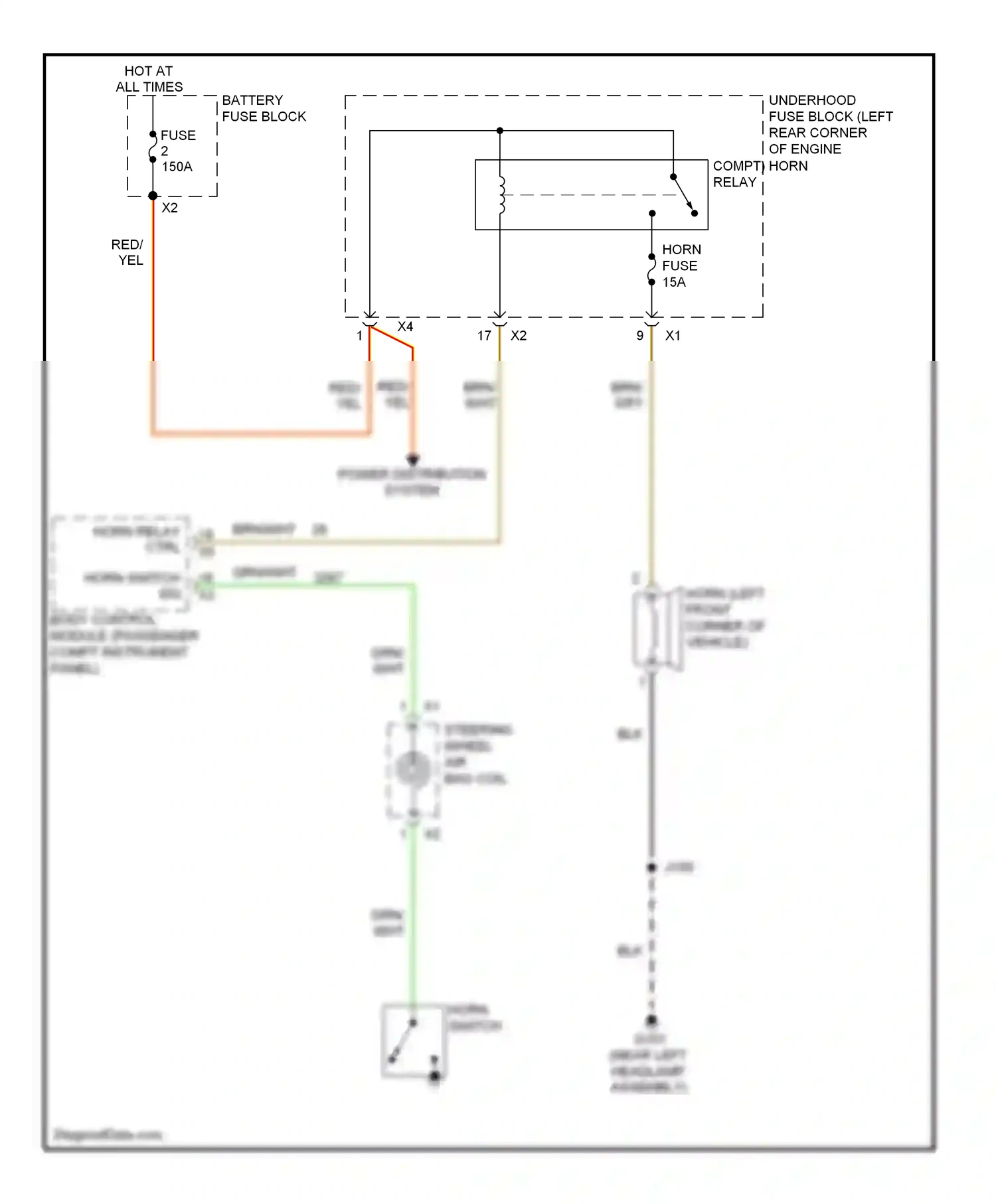 Wiring diagram brn for Chevrolet Spark M300 (2009-2016) (4 of 26)