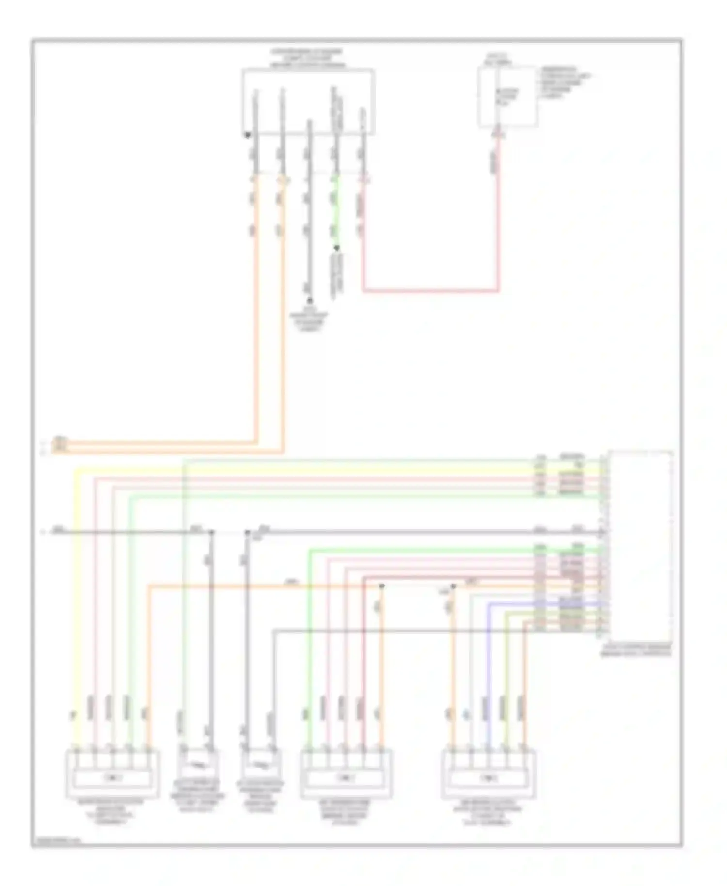 Wiring diagram low spd gmlan serial data for Chevrolet Spark M300 (2009-2016)