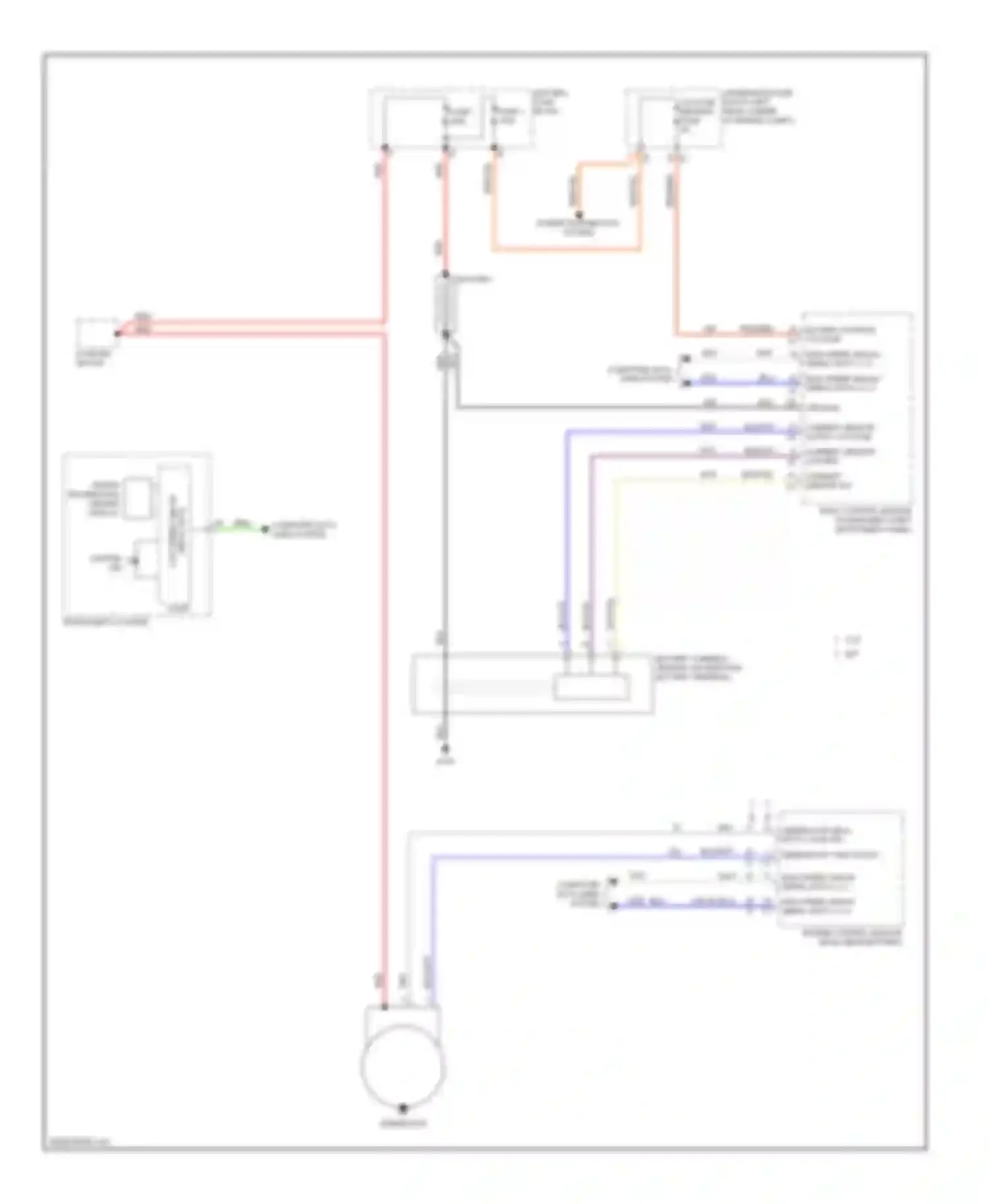Wiring diagram current sensor supply voltage for Chevrolet Spark M300 (2009-2016) (1 of 1)