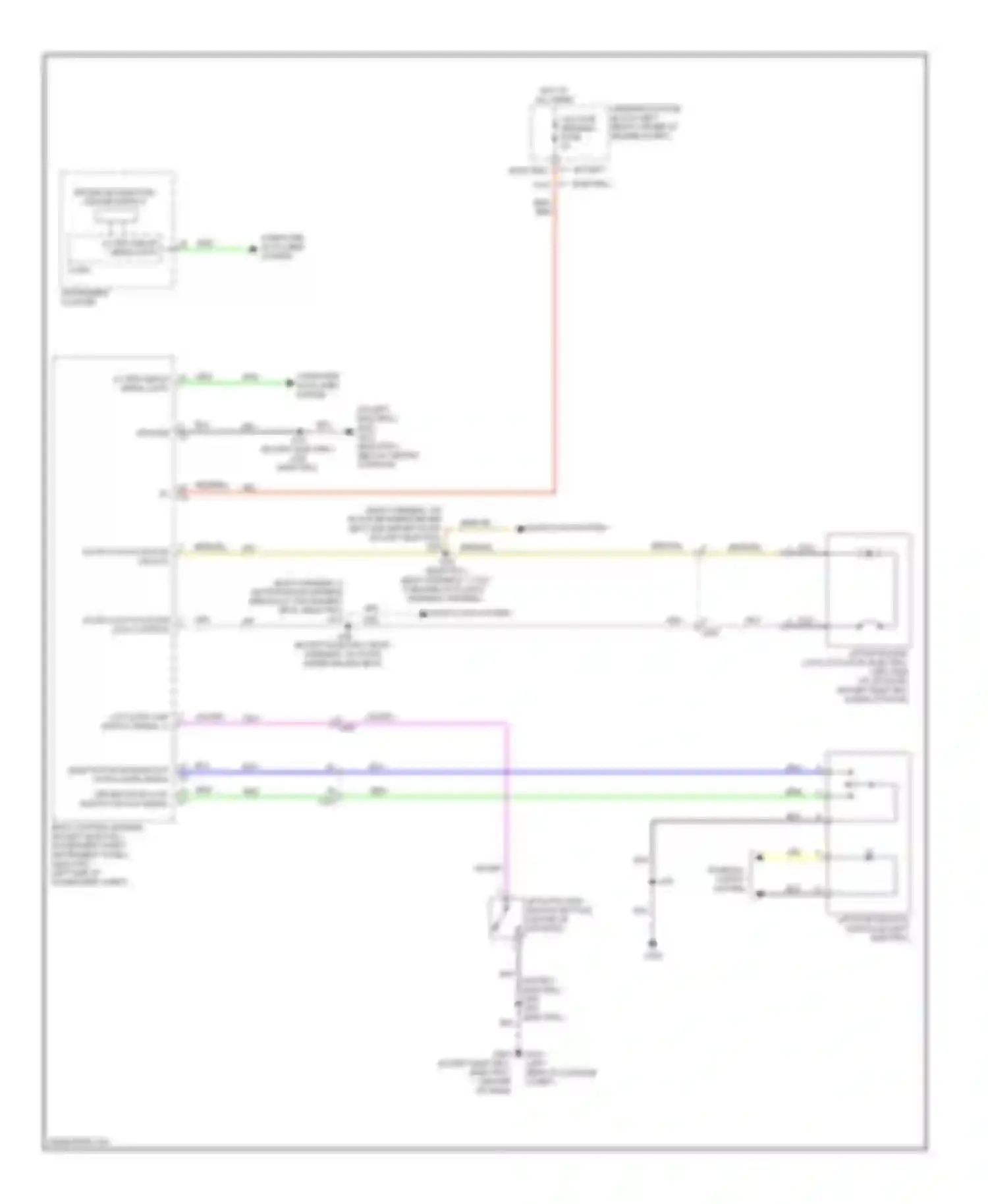 Wiring diagram driver information center display for Chevrolet Spark M300 (2009-2016) (13 of 17)