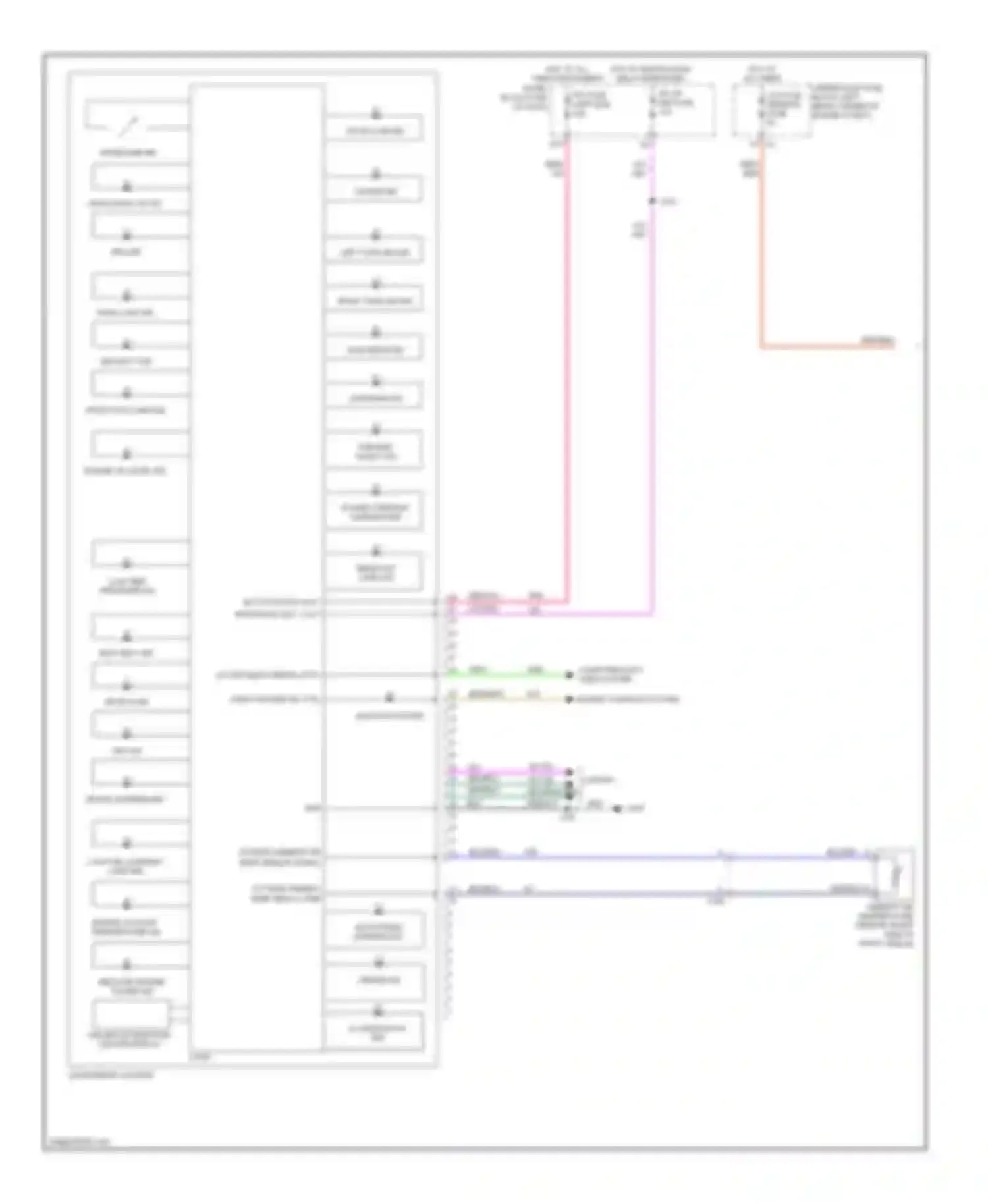 Wiring diagram driver information center display for Chevrolet Spark M300 (2009-2016) (5 of 17)