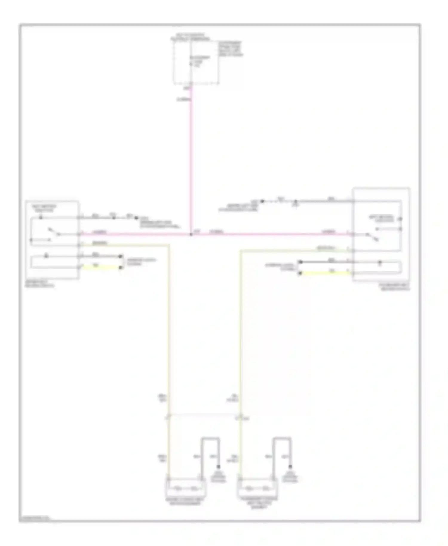 Wiring diagram driver seat heating switch for Chevrolet Spark M300 (2009-2016) (2 of 2)