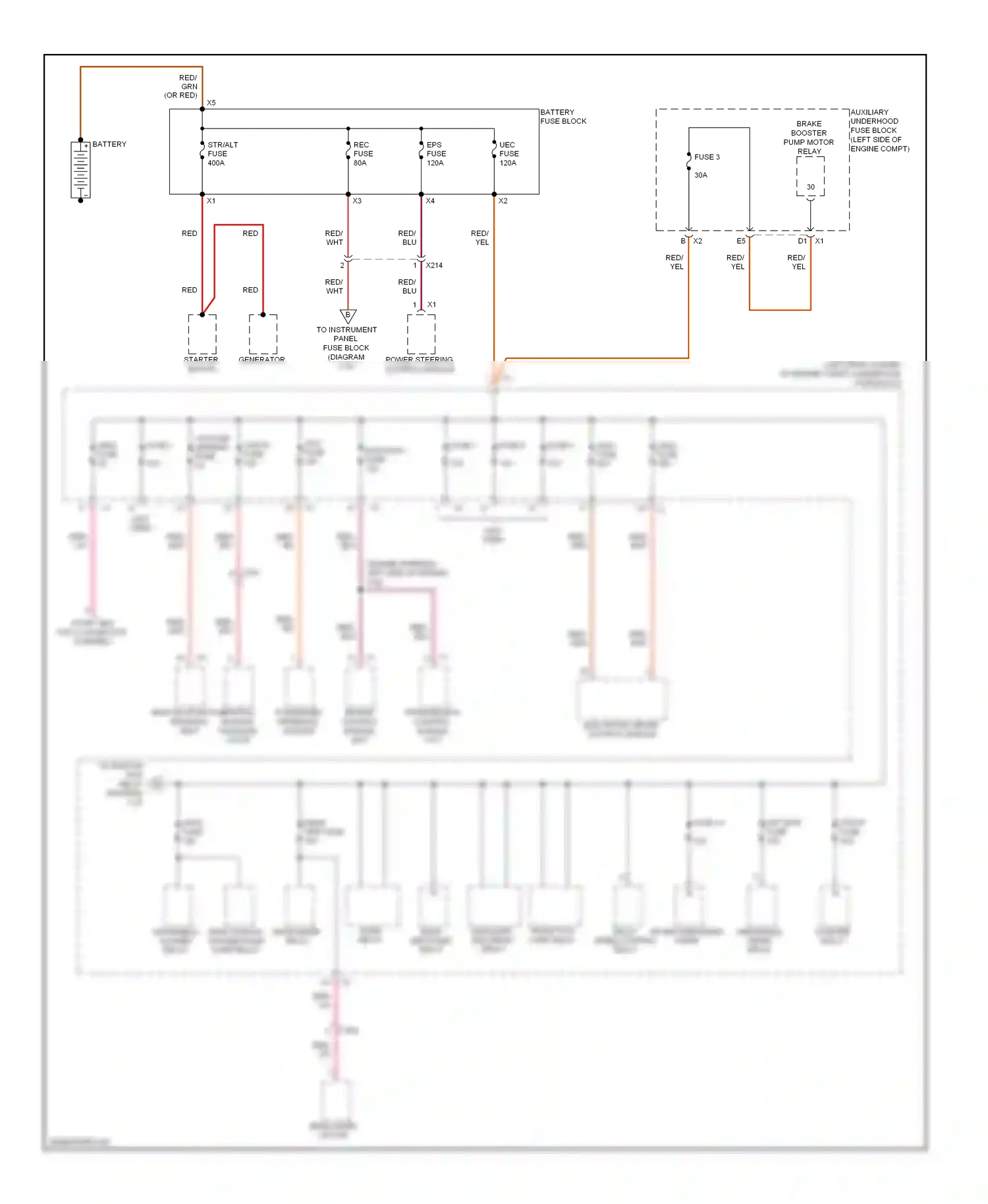 Chevrolet Spark M300 (2009-2016) engine control module (m/t) wiring diagram  (1 of 2)