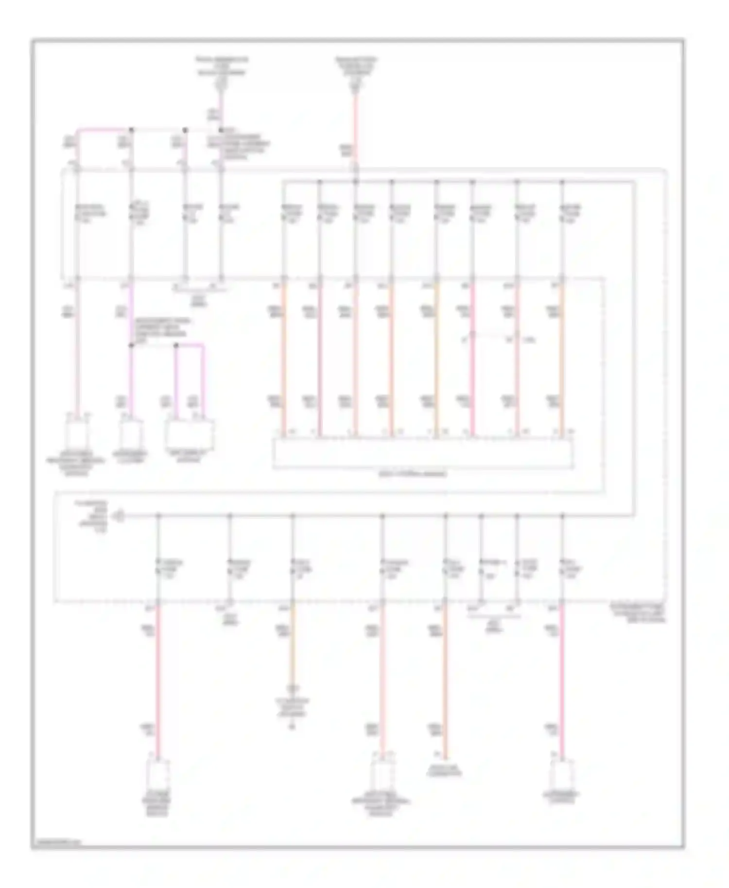 Wiring diagram info display module for Chevrolet Spark M300 (2009-2016)