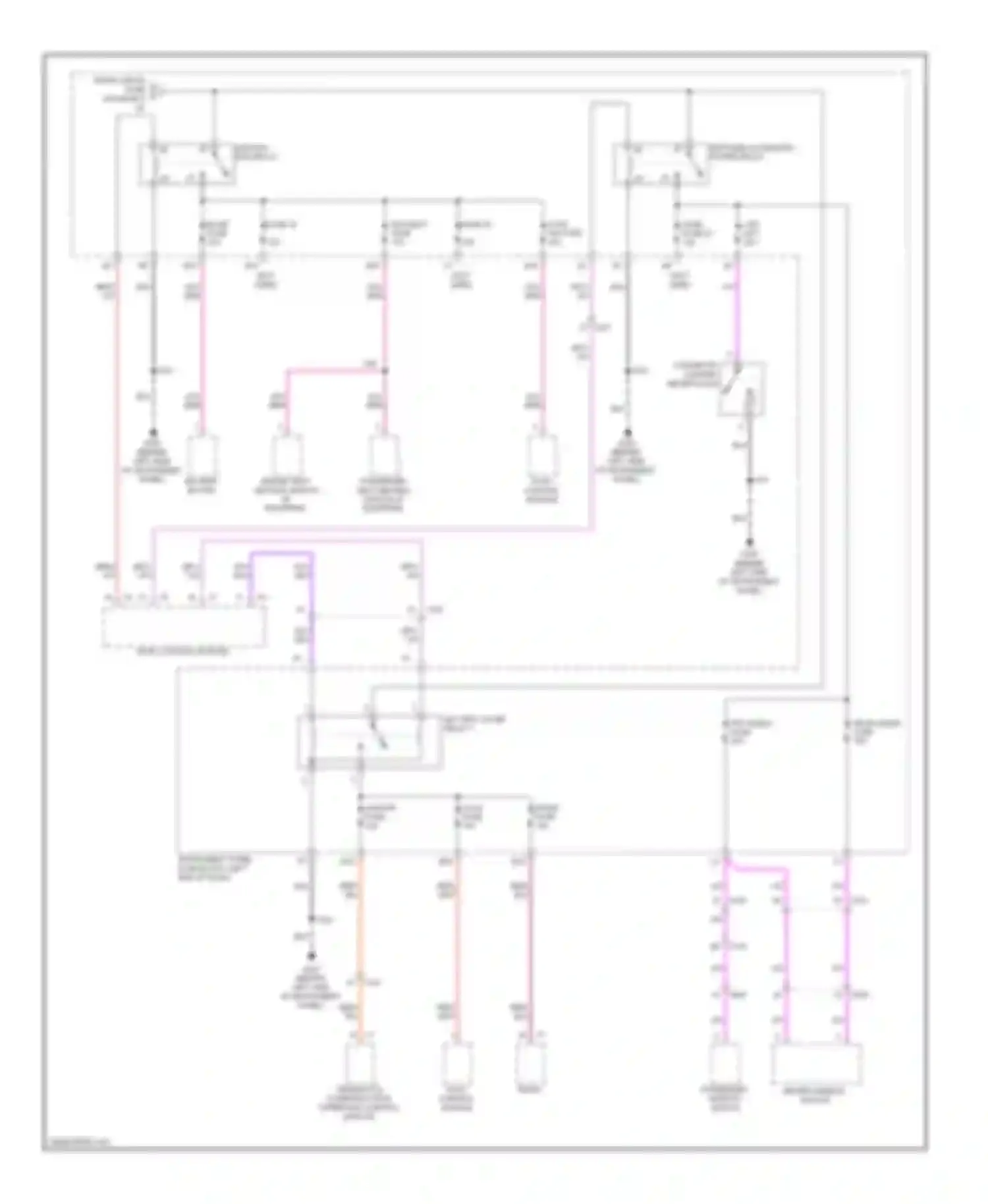 Wiring diagram telematics communication interface control module for Chevrolet Spark M300 (2009-2016)