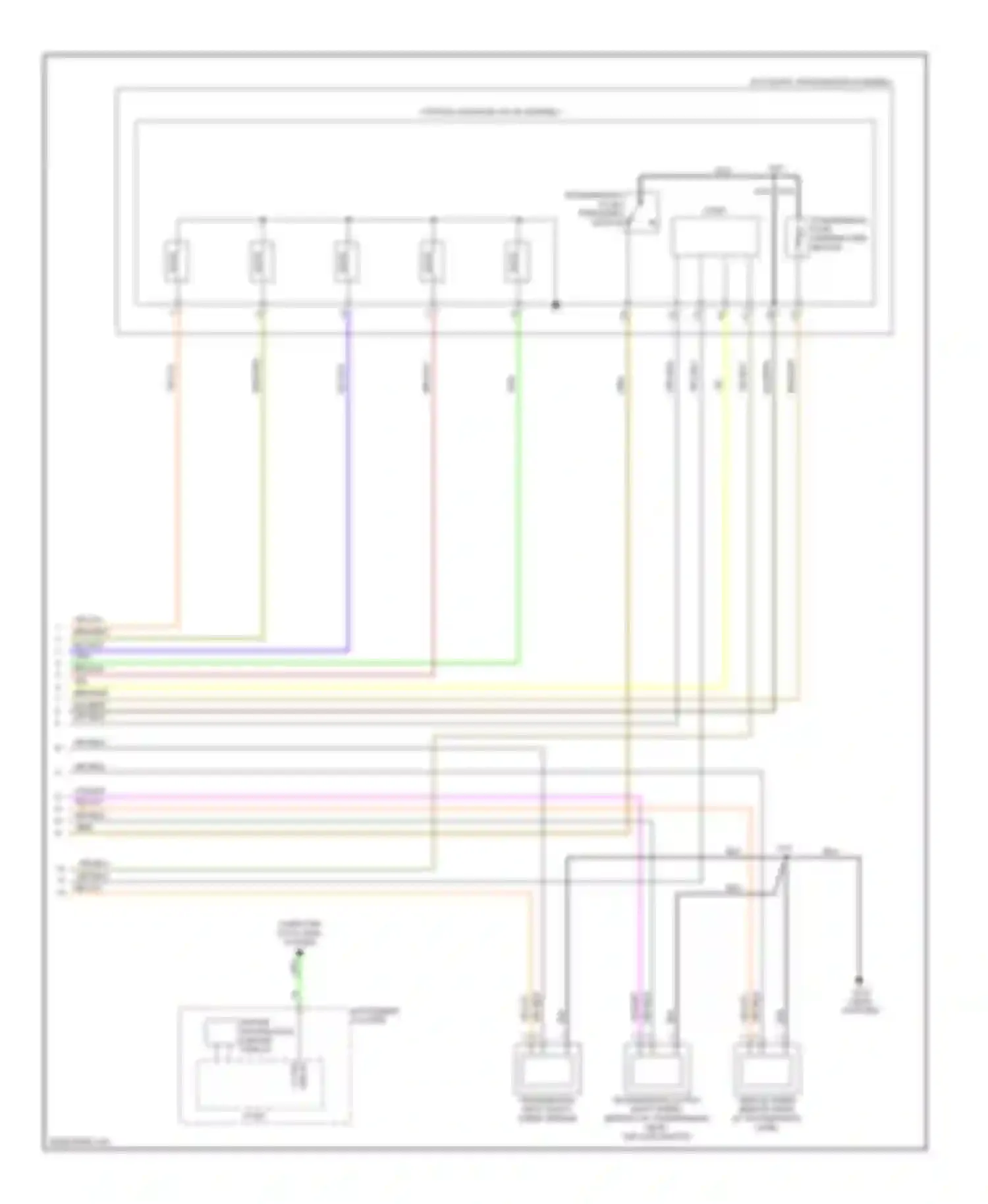 Wiring diagram transmission input shaft speed sensor for Chevrolet Spark M300 (2009-2016)
