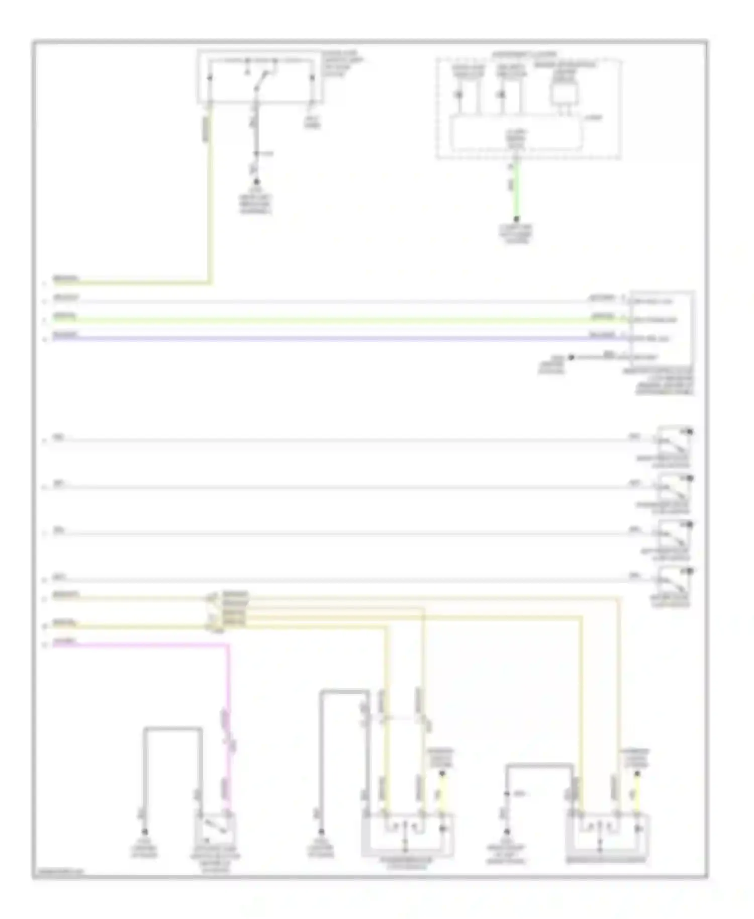 Wiring diagram security indicator for Chevrolet Spark M300 (2009-2016)